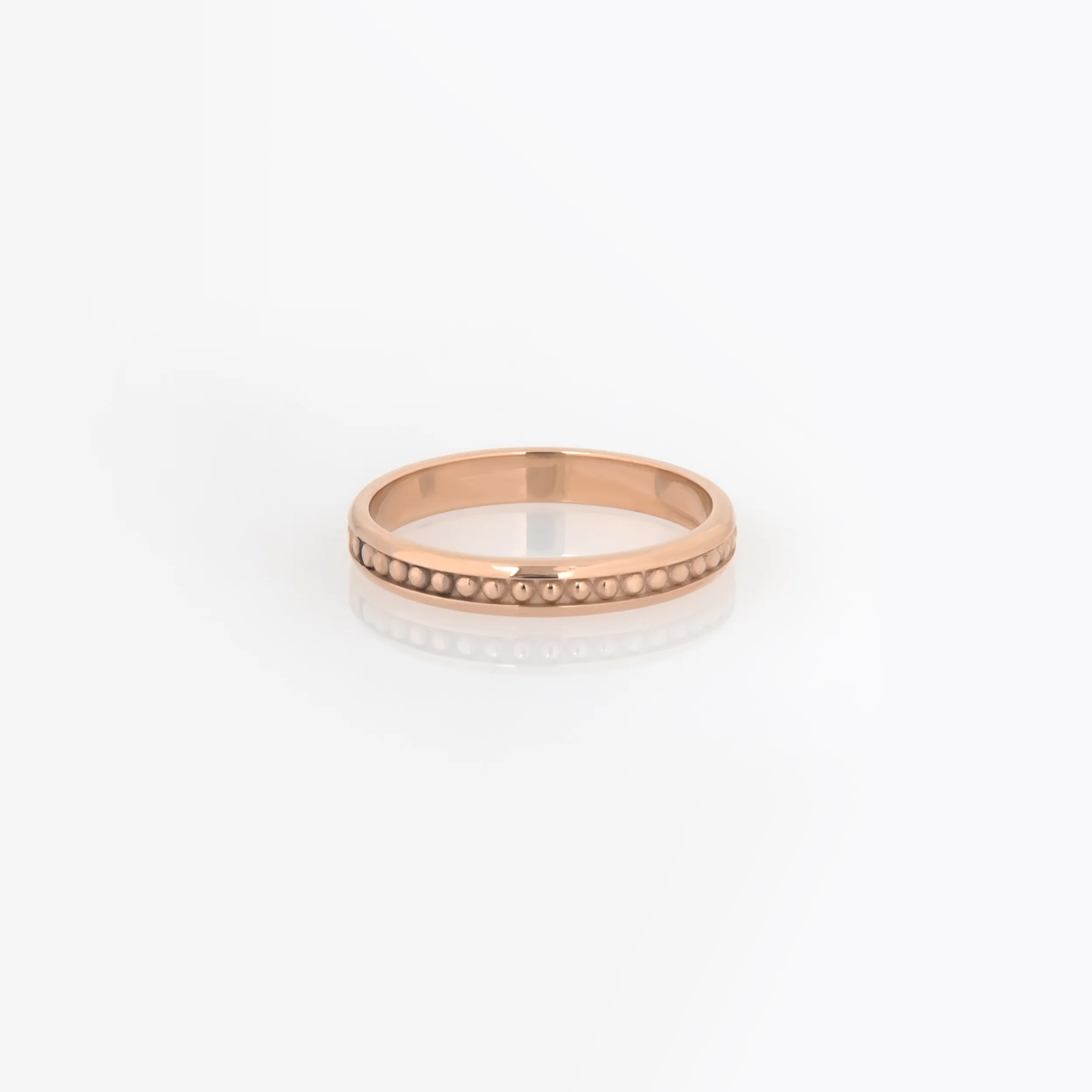 Milgrain Band Ring 3mm — additional product image 6 from AntEva Crafts