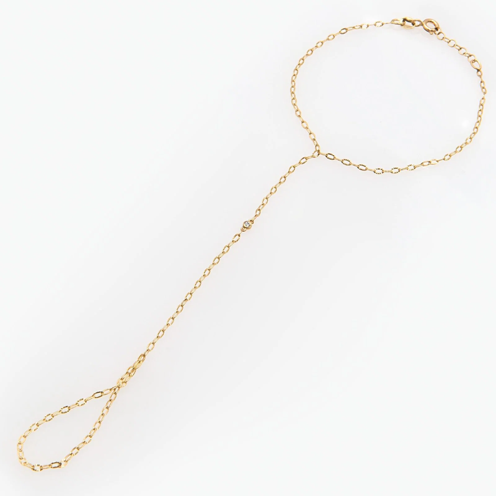 Diamond Hand Chain Bracelet