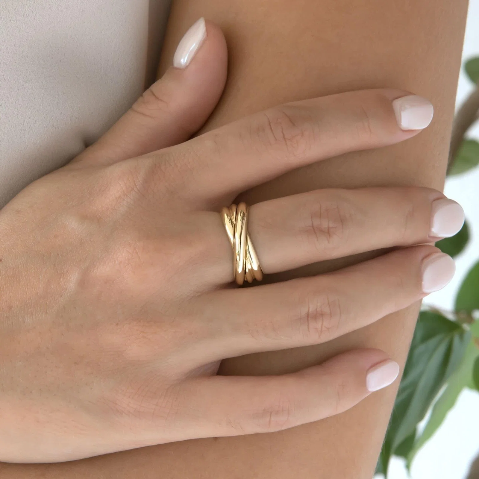 Twisted Triple Ring — additional product image 2 from AntEva Crafts