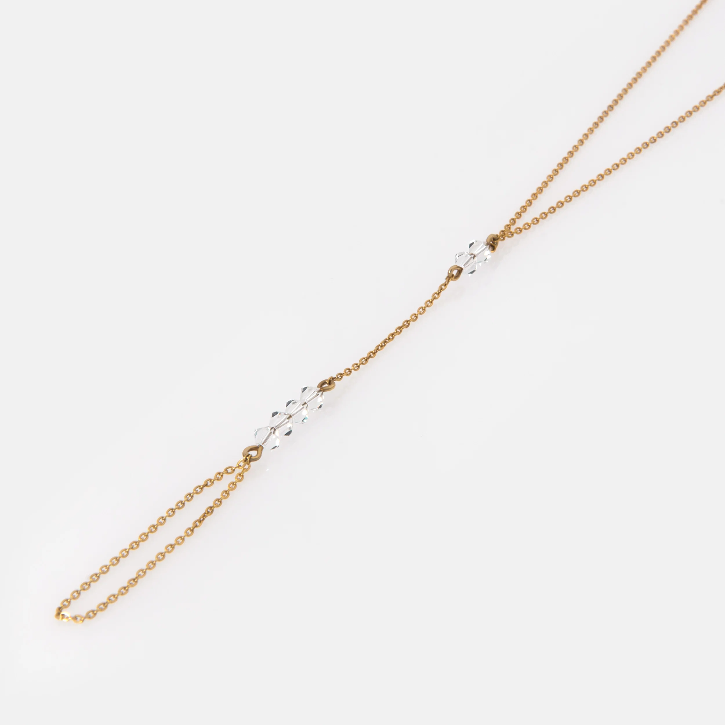 Two-in-One Swarovski Crystal Hand Chain and Necklace — additional product image 4 from AntEva Crafts