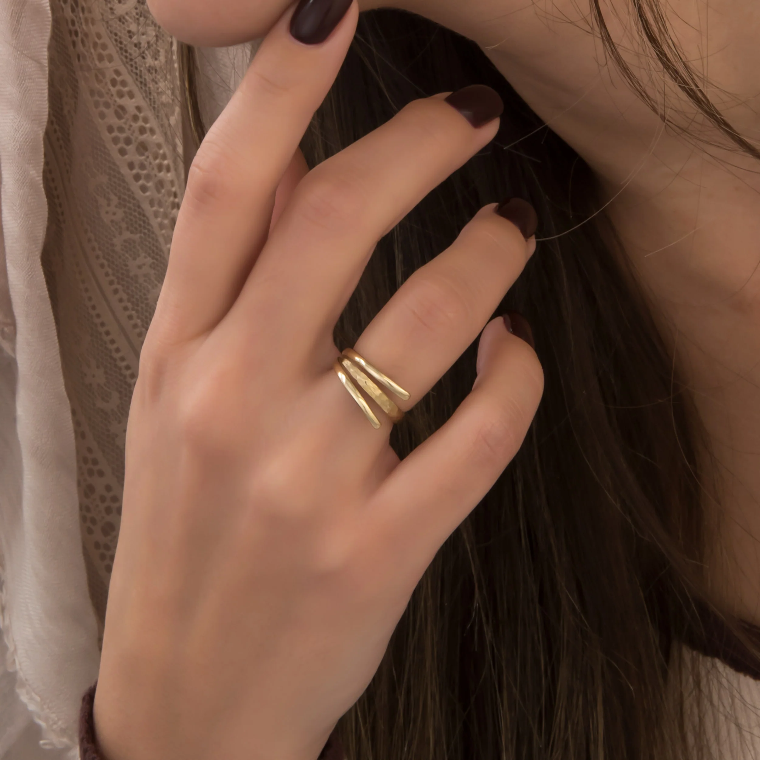 Open Twisted Ring — additional product image 4 from AntEva Crafts