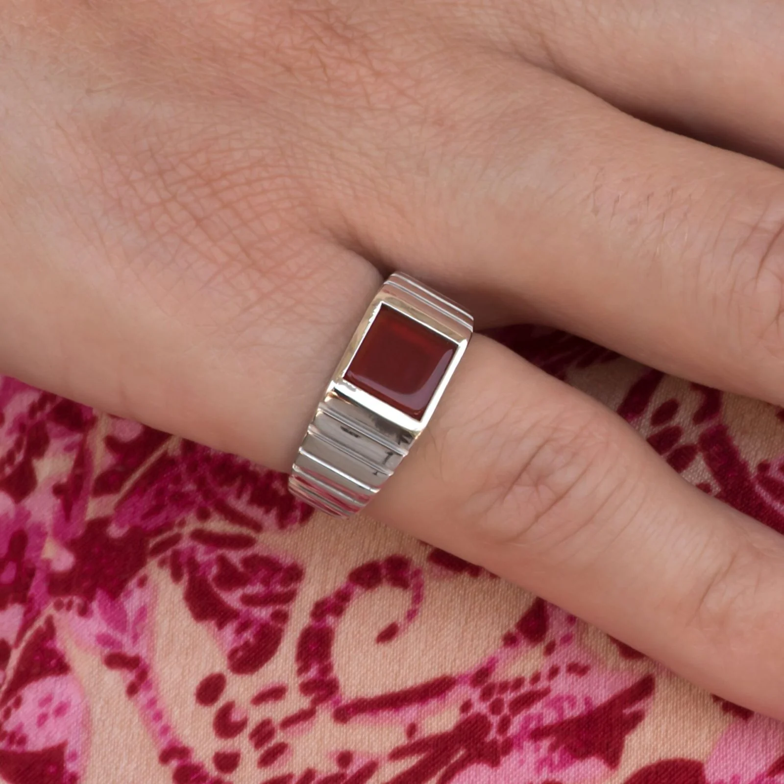Black Onyx Signet Ring — additional product image 8 from AntEva Crafts