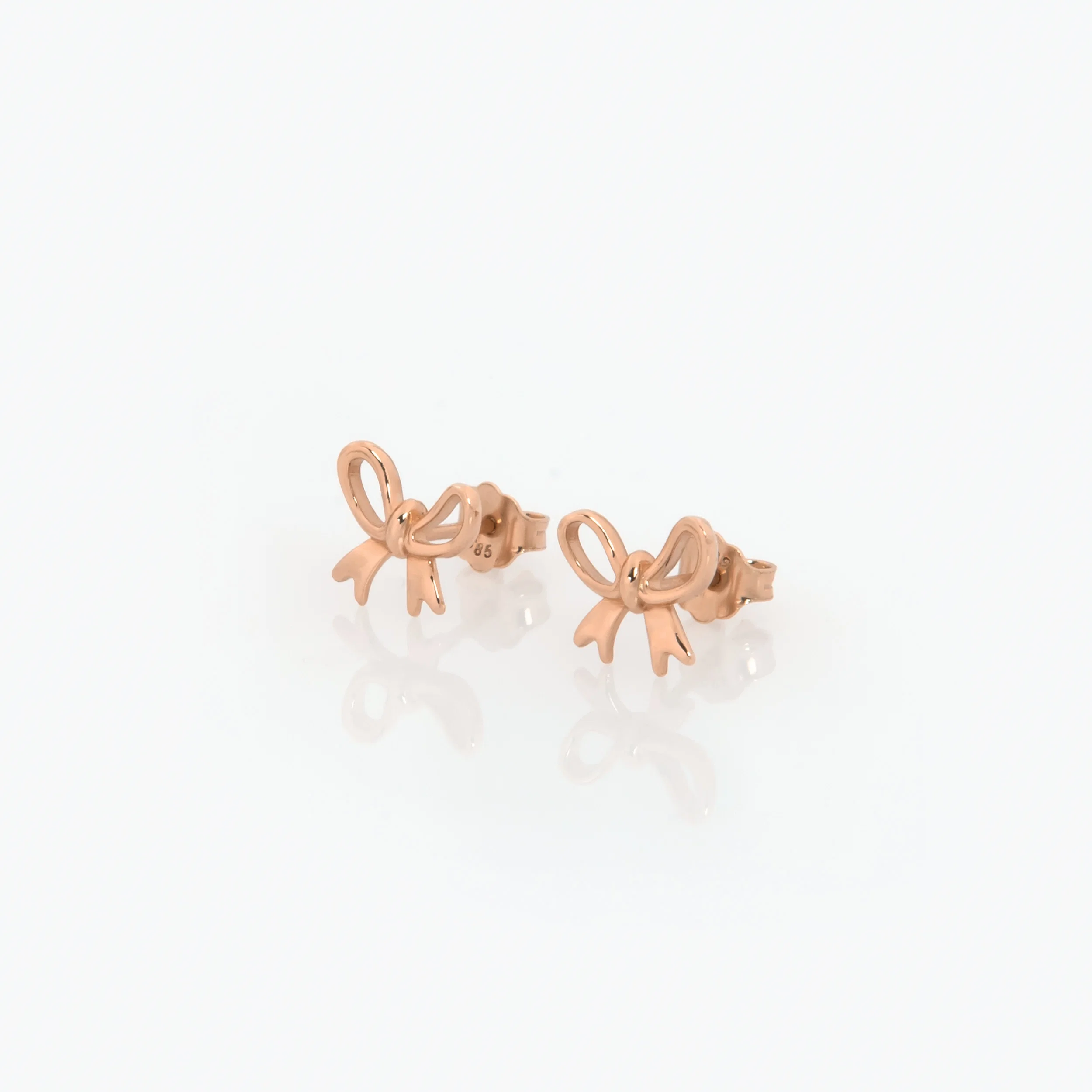 Elegant Bow Stud Earrings — additional product image 3 from AntEva Crafts