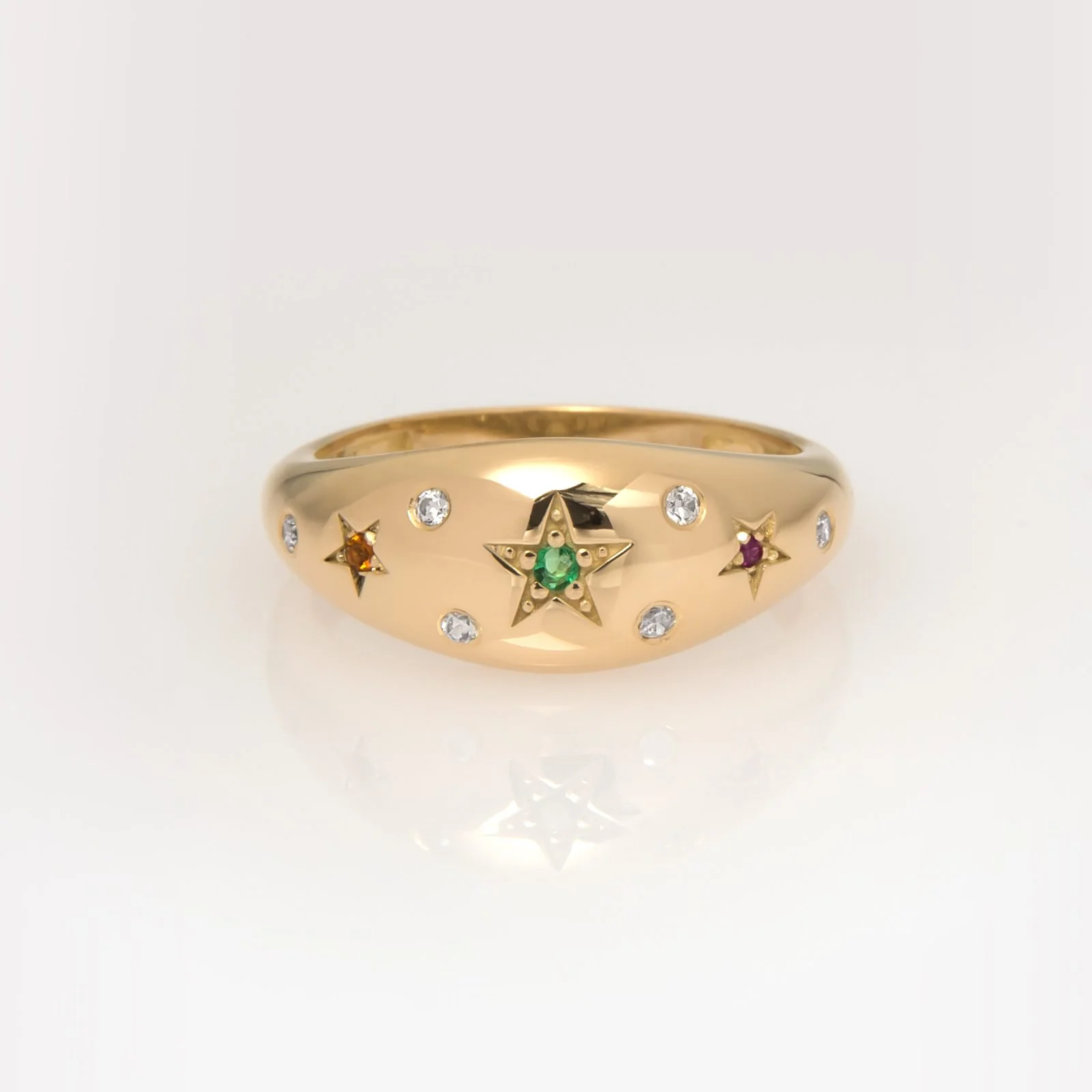 North Star Birthstones Ring — additional product image 4 from AntEva Crafts