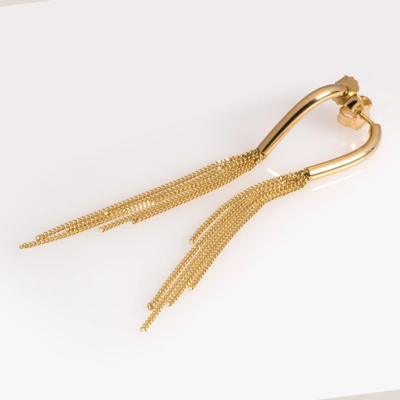 Drop Dangle Chain Earrings — additional product image 4 from AntEva Crafts