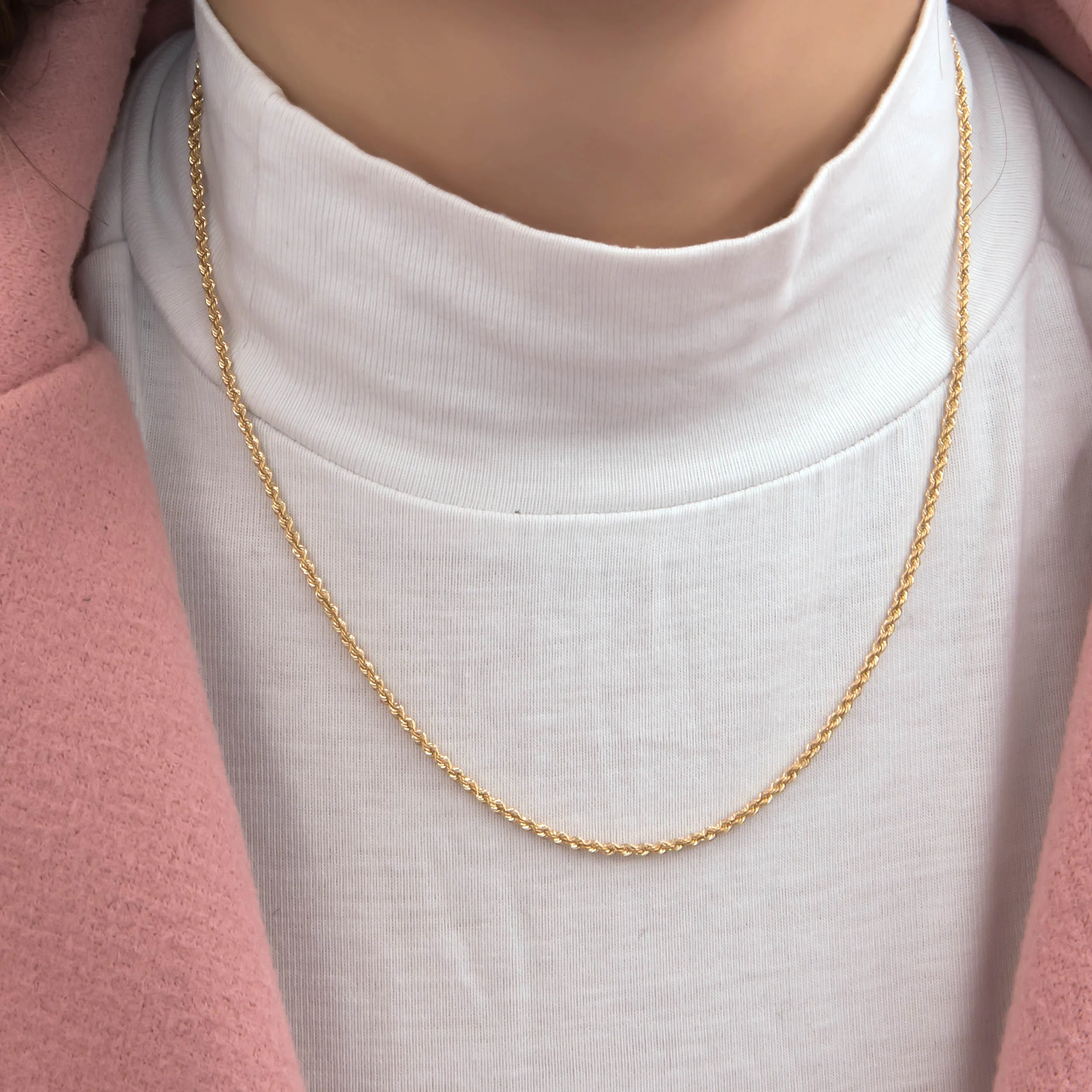 Elegant Gold Rope Chain — additional product image 4 from AntEva Crafts