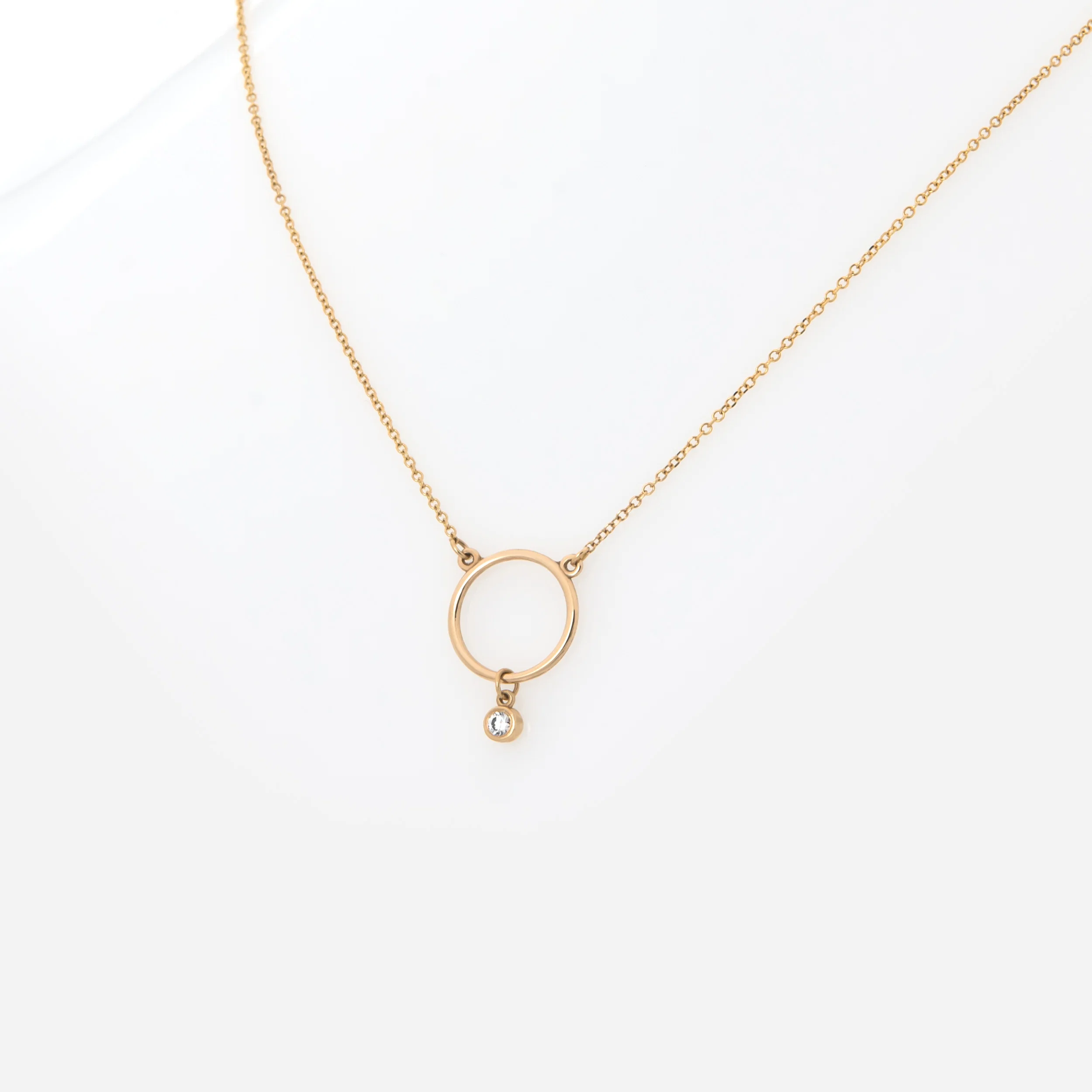 Hanging Charm Chain Necklace