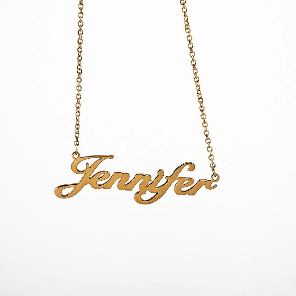 Name Script Necklace — additional product image 3 from AntEva Crafts