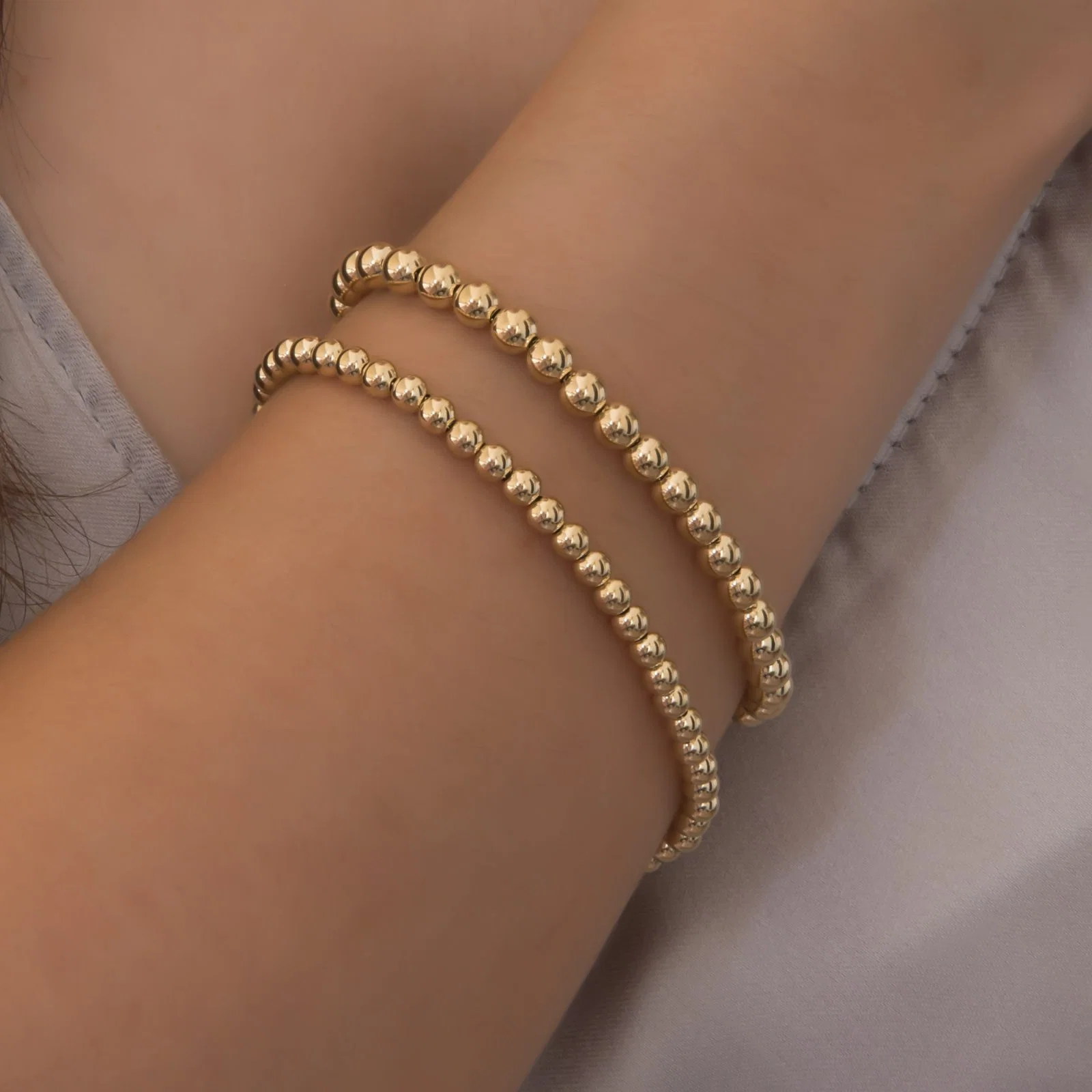 Beaded Ball Bracelet 4-5 mm — additional product image 2 from AntEva Crafts