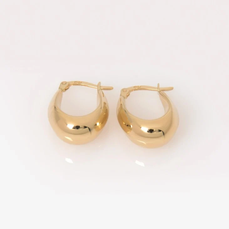 Gold Hailey Drop Earrings — additional product image 4 from AntEva Crafts