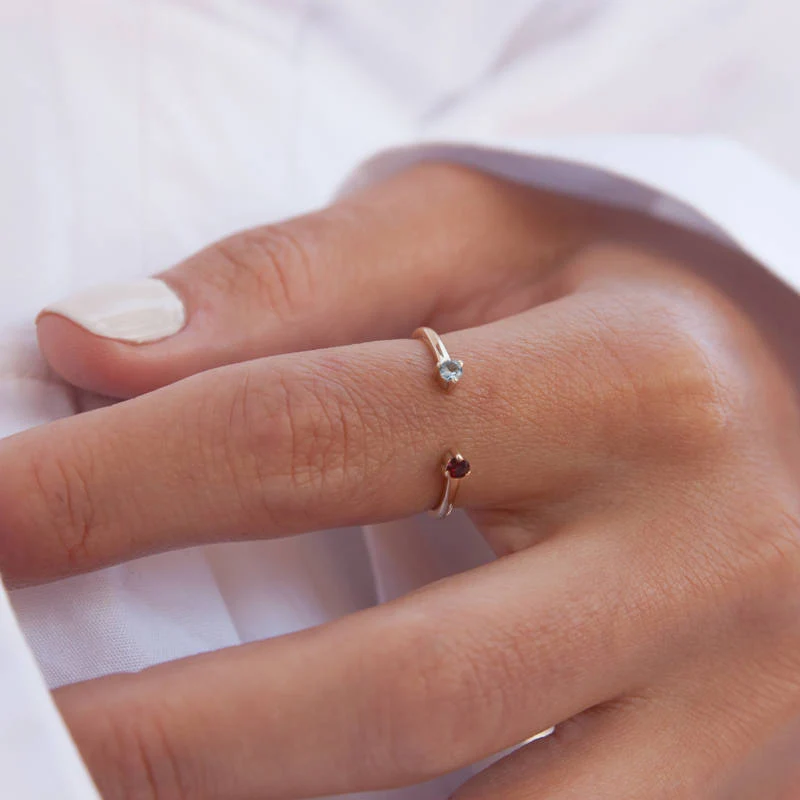 Birthstone Ring — additional product image 2 from AntEva Crafts