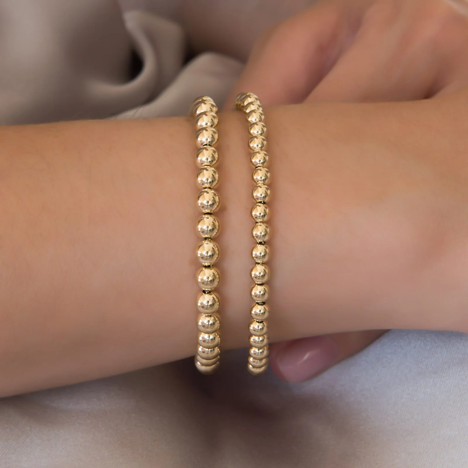 Beaded Ball Bracelet 4-5 mm — additional product image 6 from AntEva Crafts