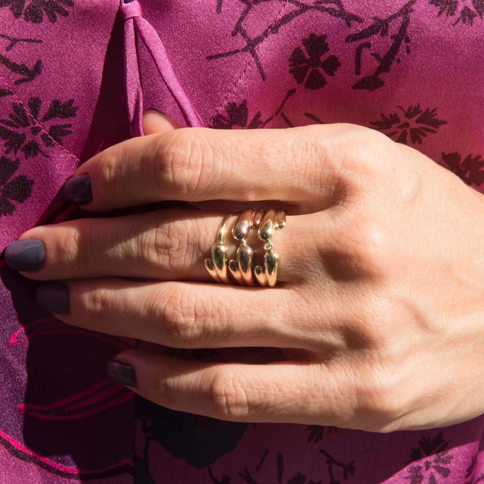 Diamond Wrapped Ring — additional product image 7 from AntEva Crafts