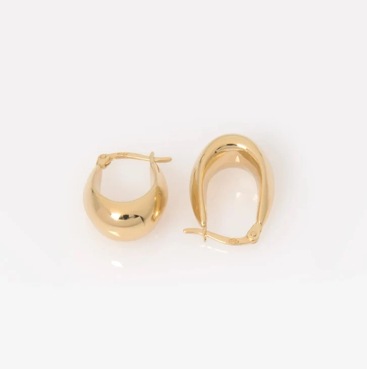 Gold Hailey Drop Earrings — additional product image 7 from AntEva Crafts