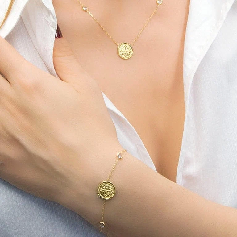 Christian Coin Bracelet — additional product image 2 from AntEva Crafts