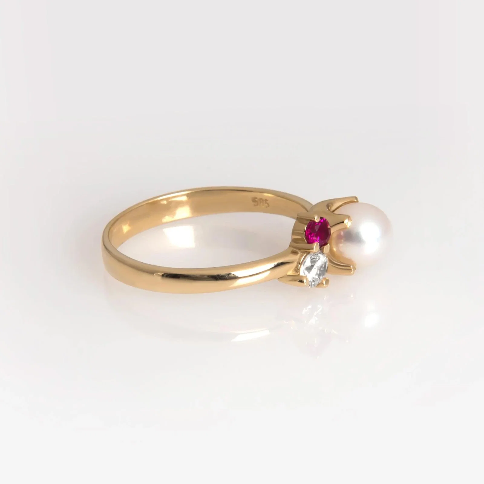 Pearl Birthstone Ring — additional product image 6 from AntEva Crafts