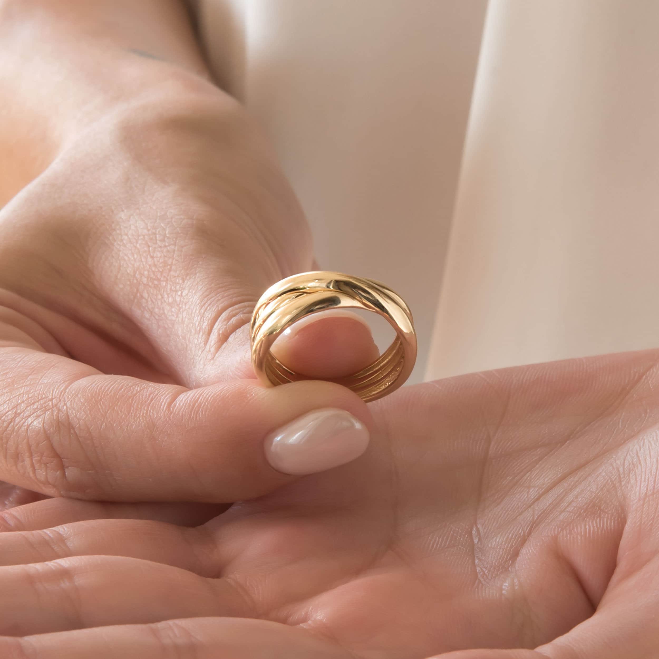 Twisted Triple Ring — additional product image 5 from AntEva Crafts