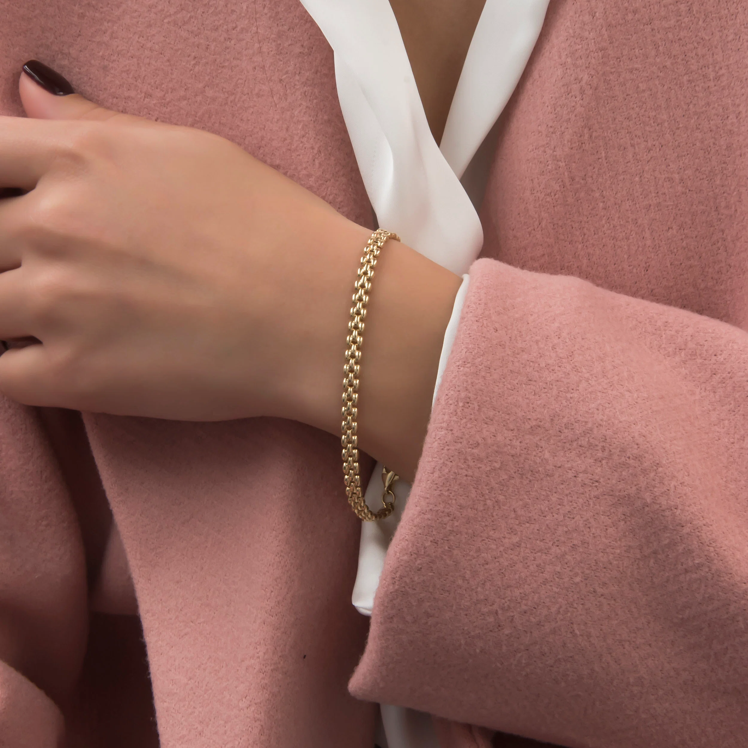 Panther Link Chain Bracelet — additional product image 4 from AntEva Crafts