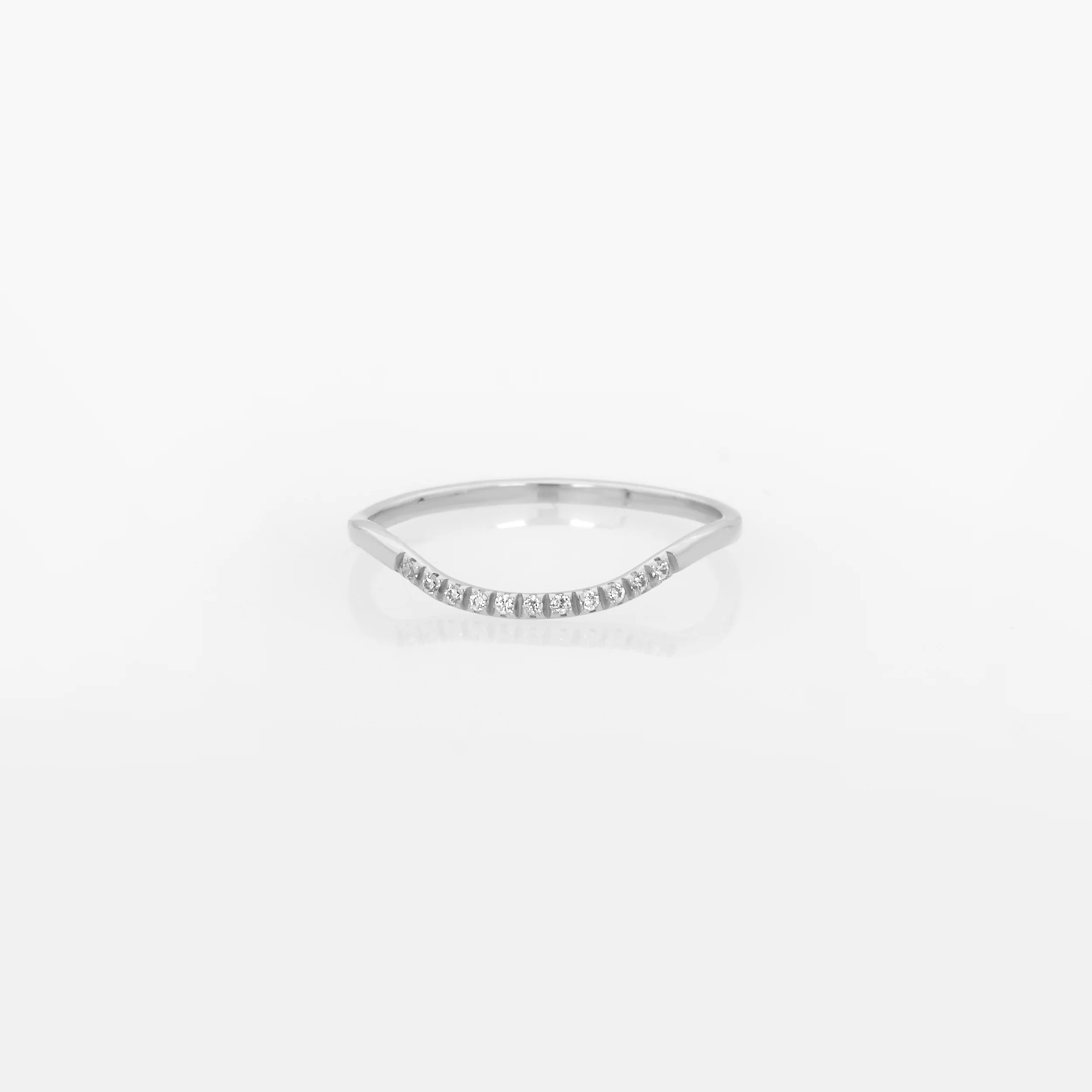 Wave Stackable Gemstone Ring — additional product image 5 from AntEva Crafts