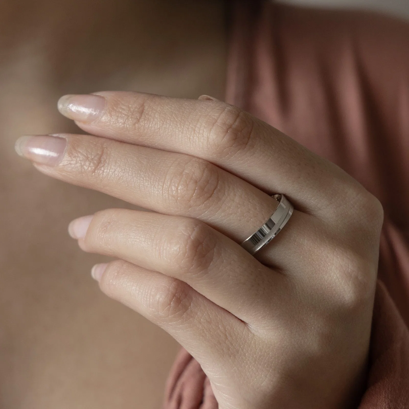 Wedding Band 4.5mm — additional product image 4 from AntEva Crafts