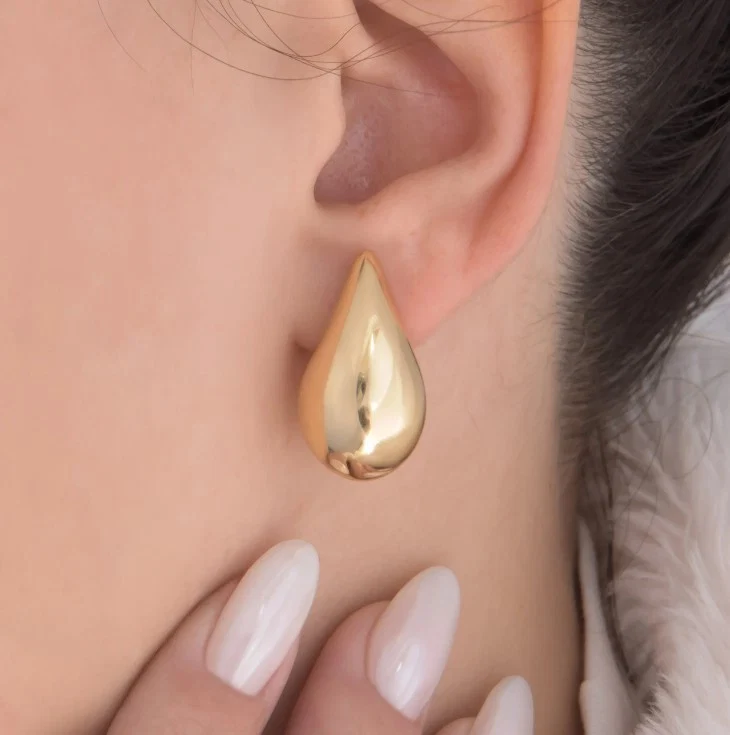 Kendall Big Dome Earrings — additional product image 2 from AntEva Crafts
