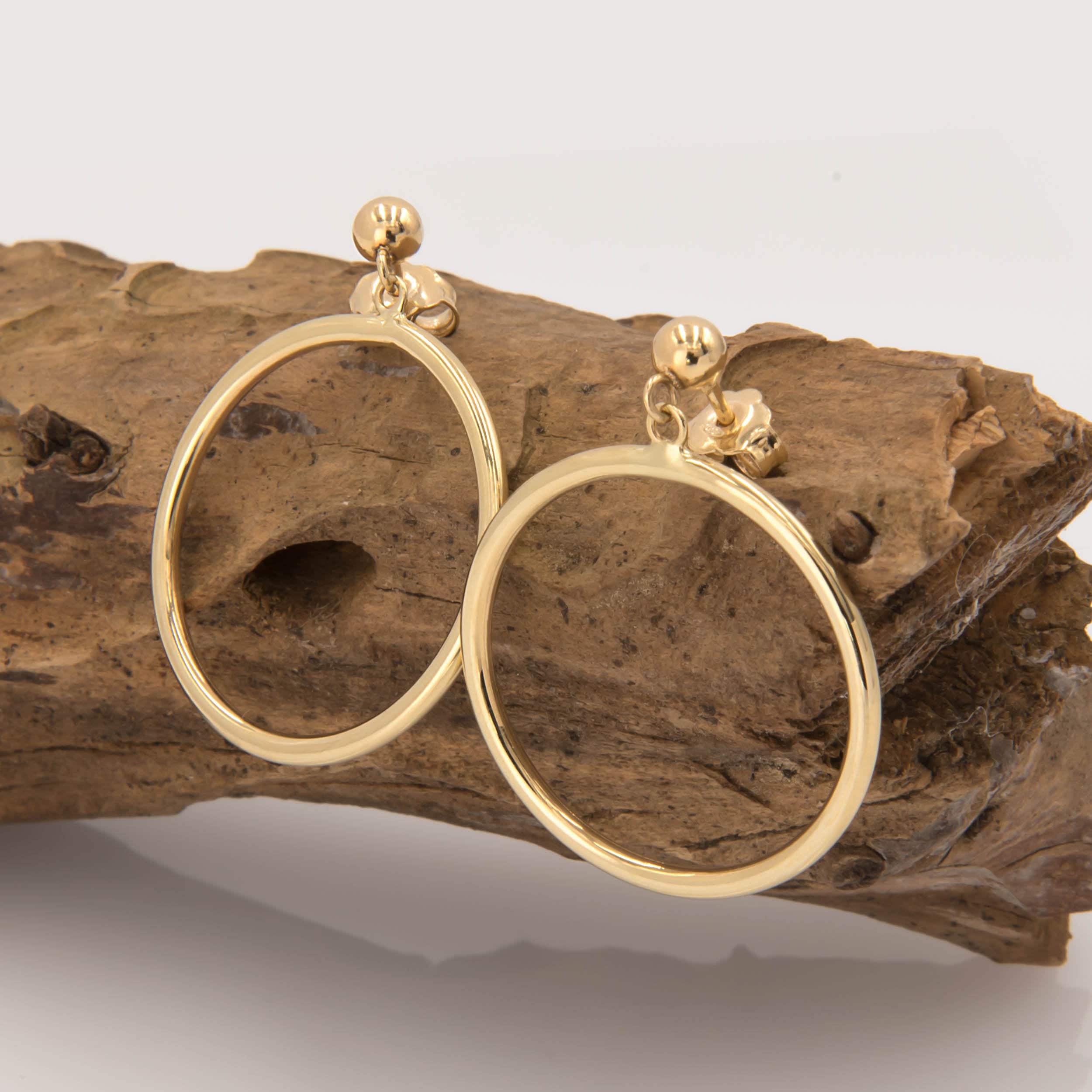 Dangle Hoop Earrings — additional product image 6 from AntEva Crafts