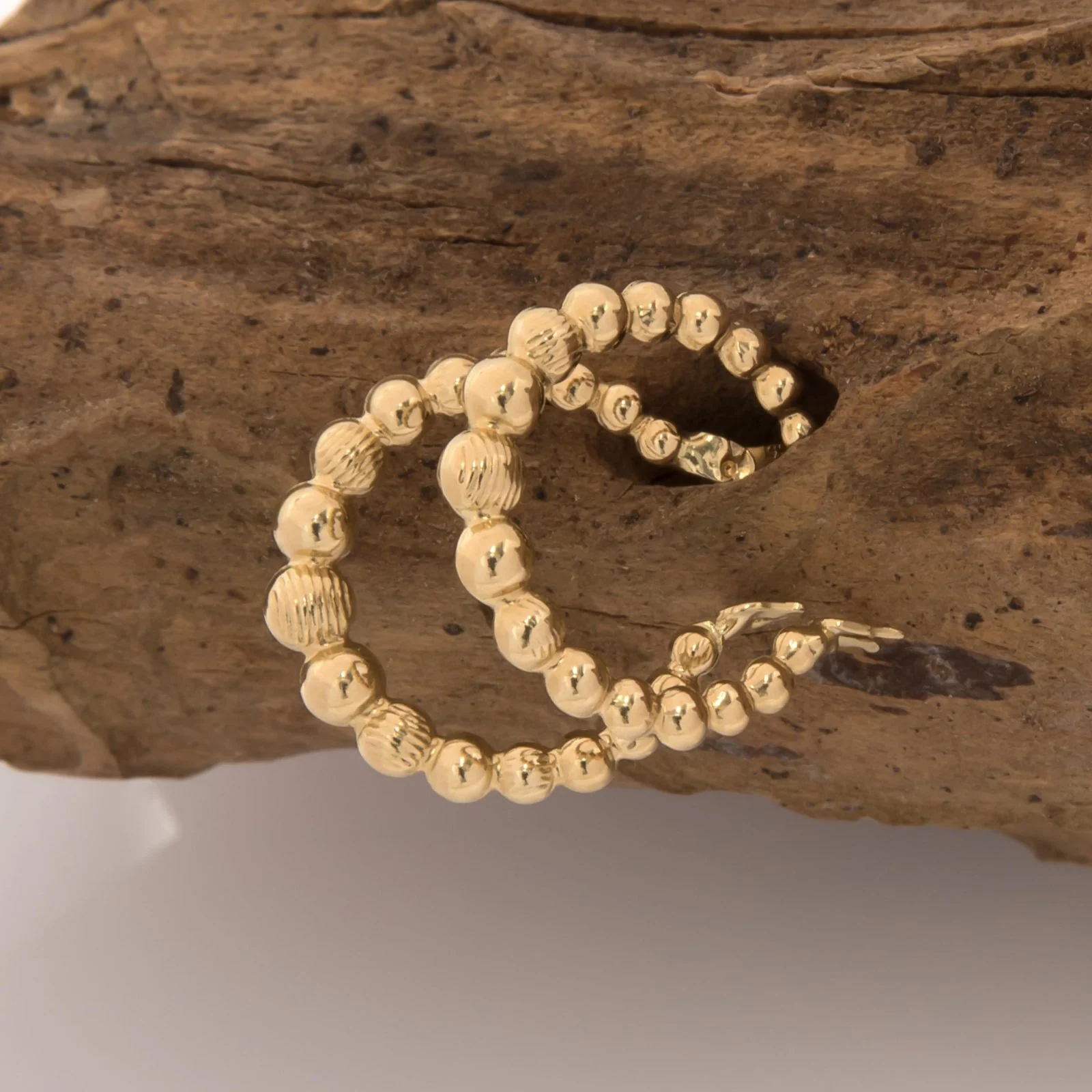 Hoop Ball Earrings — additional product image 7 from AntEva Crafts