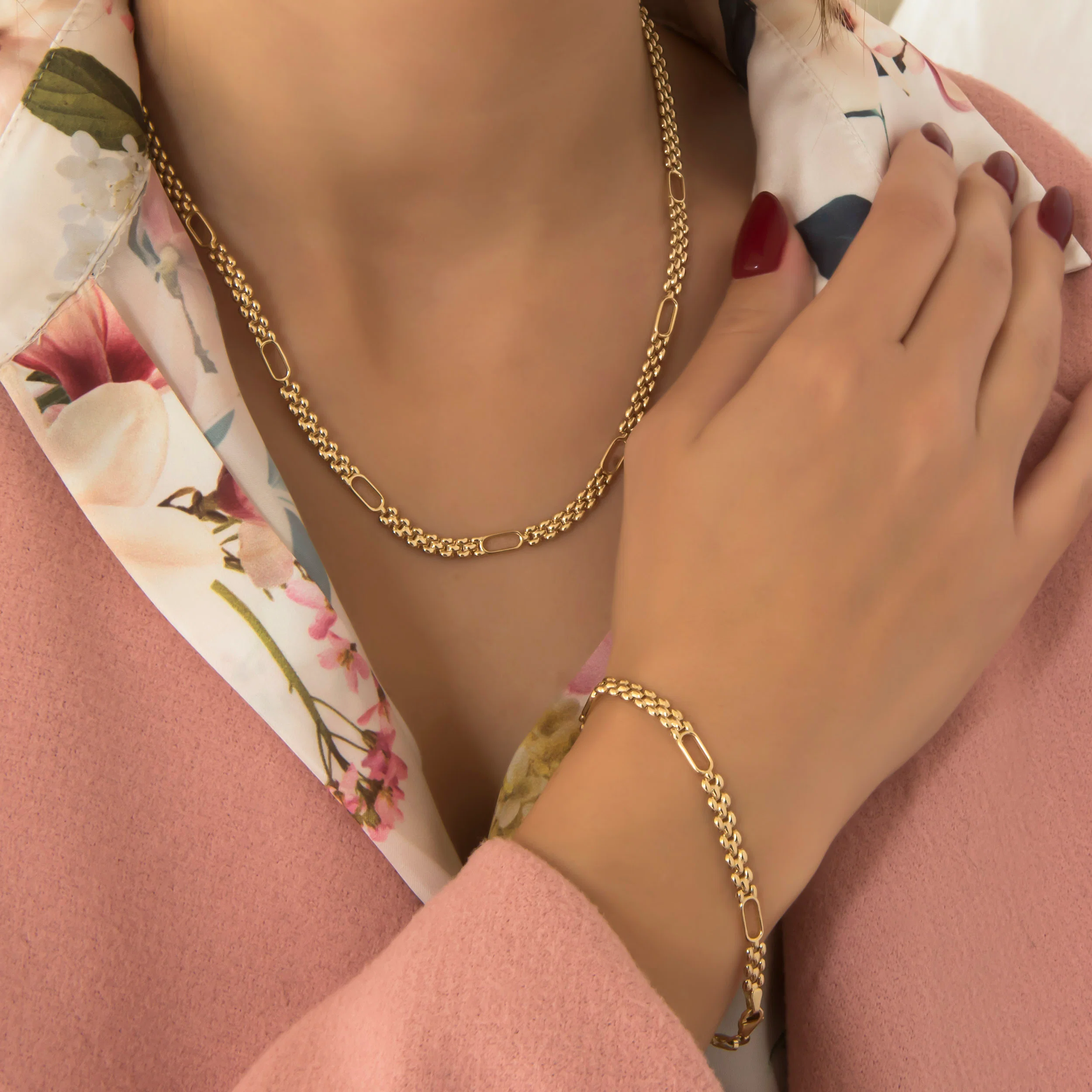 Panther Link Paperclip Necklace — additional product image 5 from AntEva Crafts