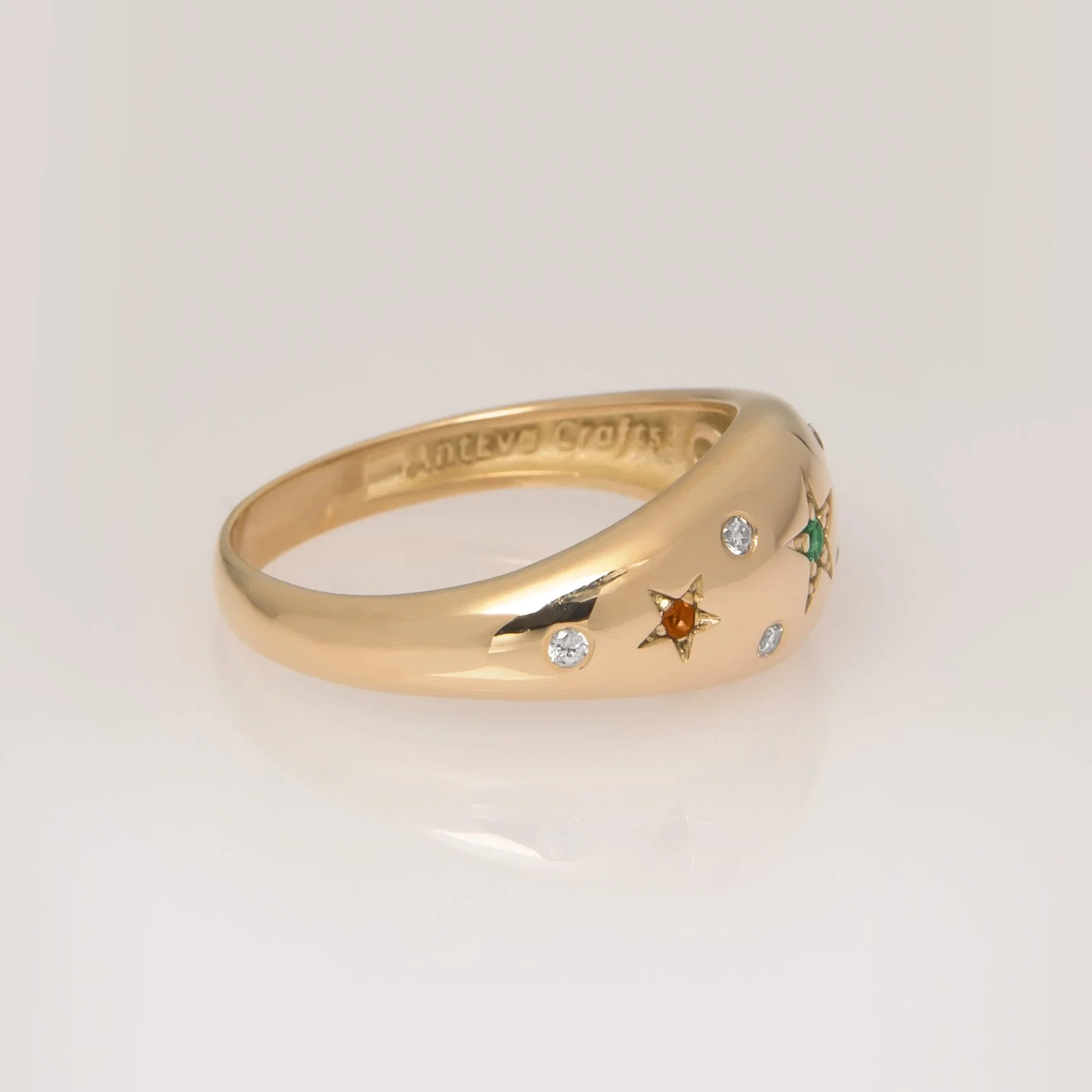 North Star Birthstones Ring — additional product image 8 from AntEva Crafts