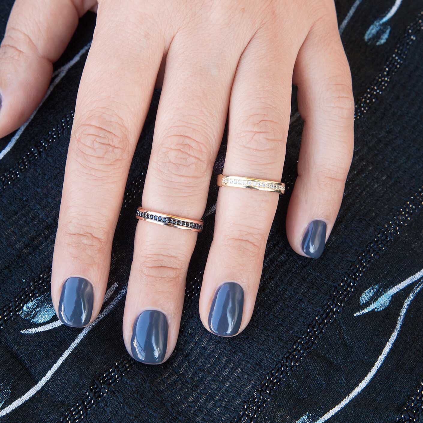 Half Eternity Ring with CZ — additional product image 2 from AntEva Crafts
