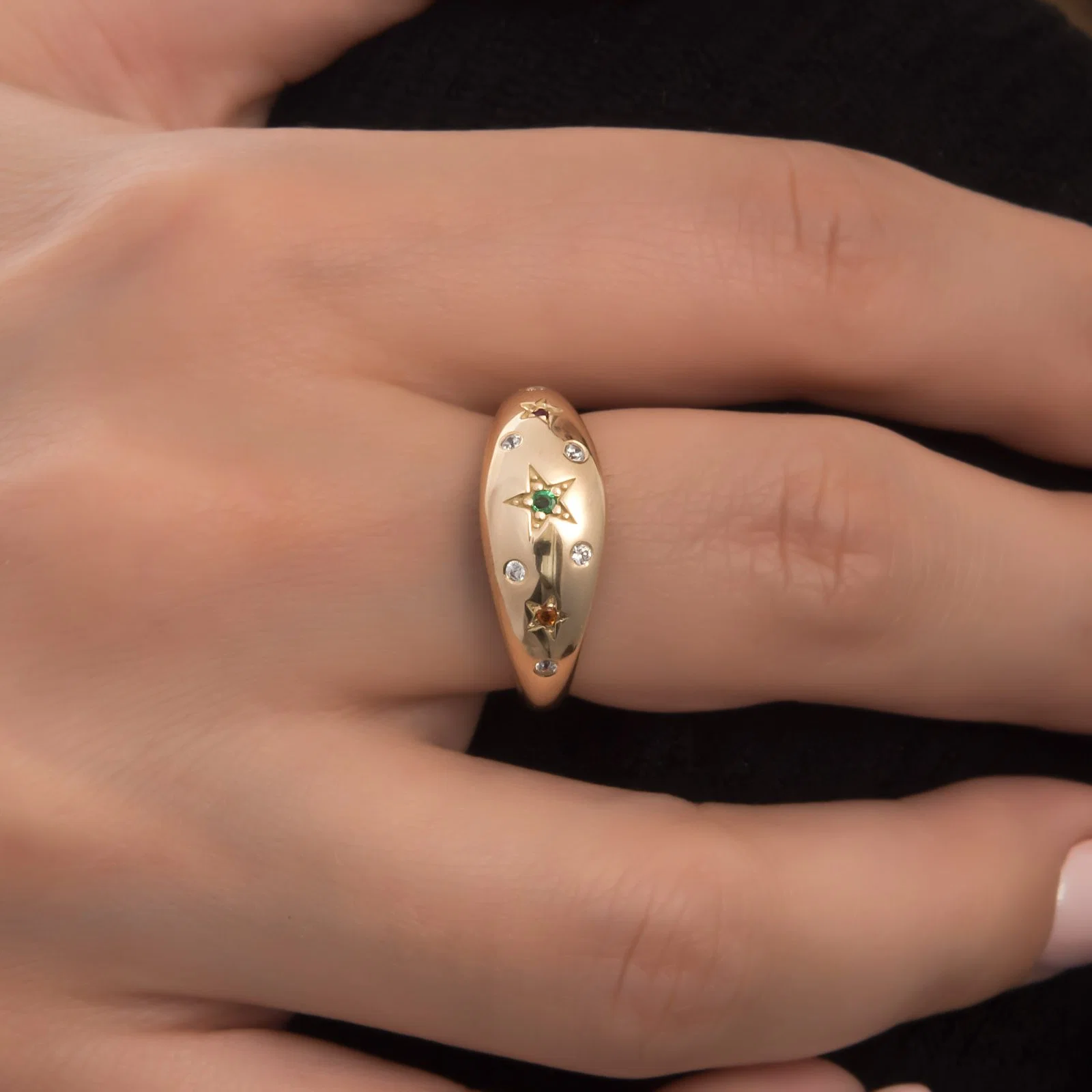North Star Birthstones Ring — additional product image 5 from AntEva Crafts