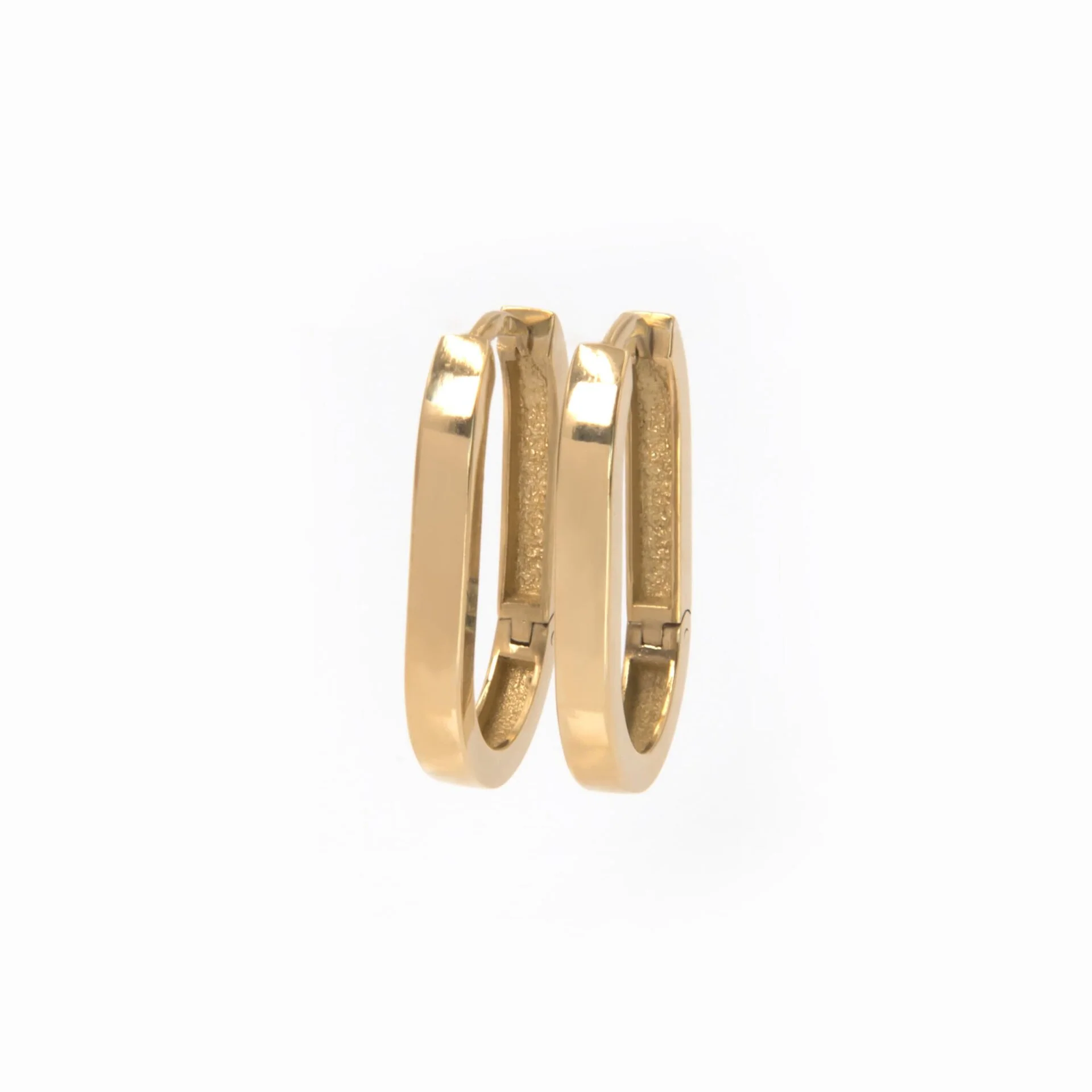 Paperclip Hoop Earrings Big