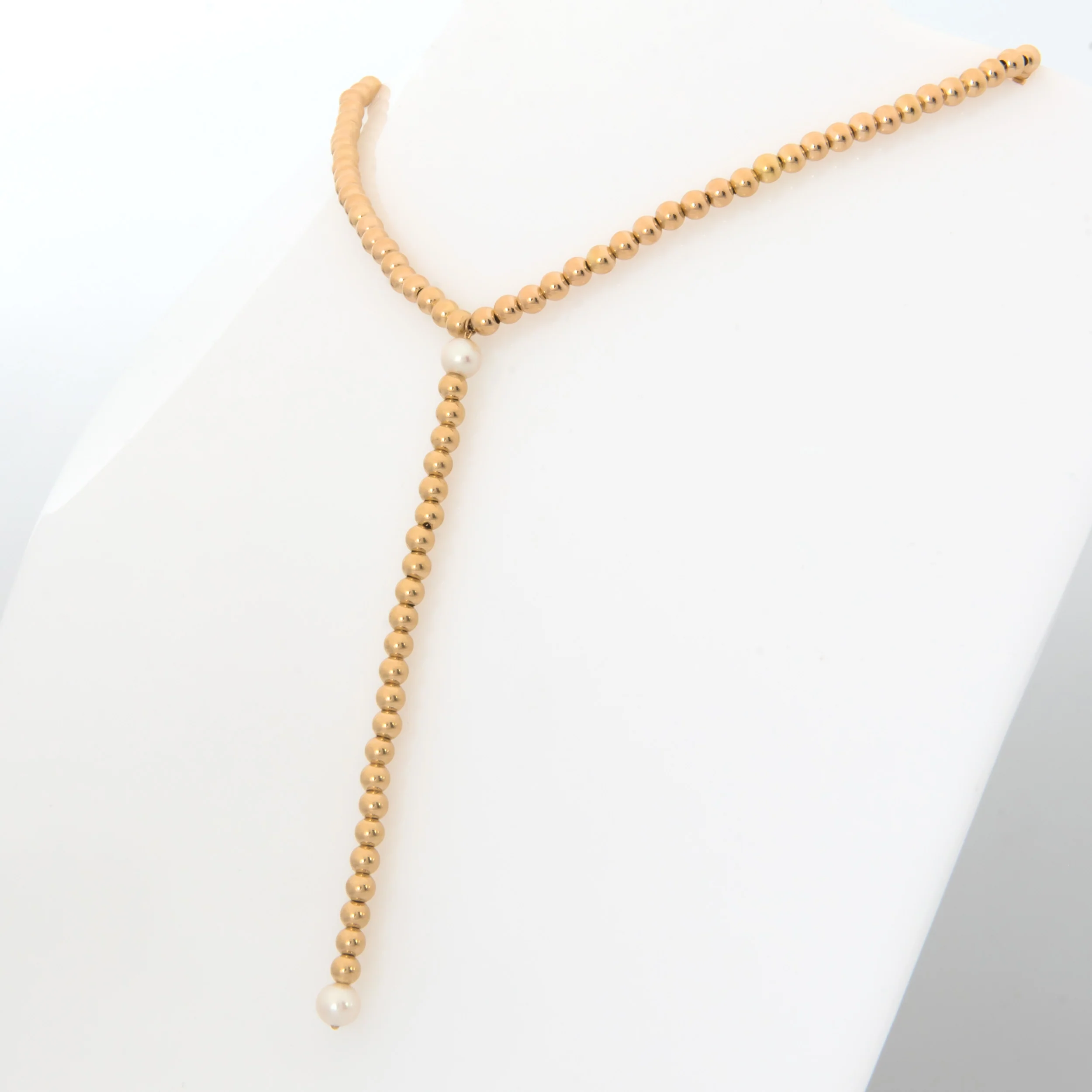 Ball Lariat Necklace — additional product image 4 from AntEva Crafts
