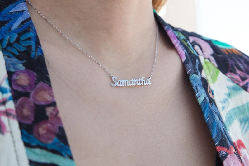 Custom Name Necklace — additional product image 2 from AntEva Crafts