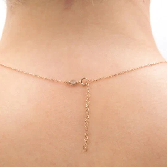 Single Stone Necklace — additional product image 6 from AntEva Crafts