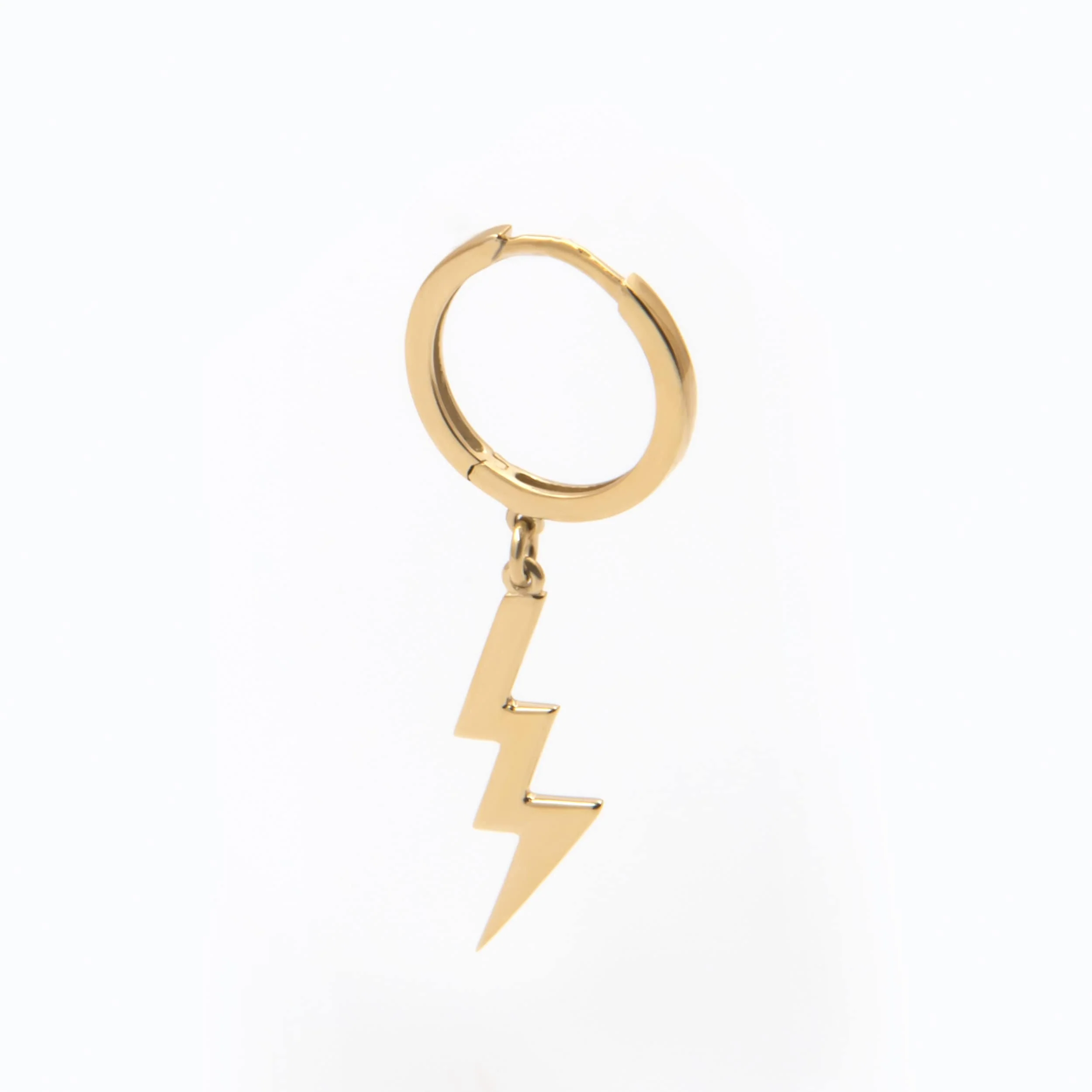 Hanging Thunder Flash Hoop Earrings — additional product image 3 from AntEva Crafts