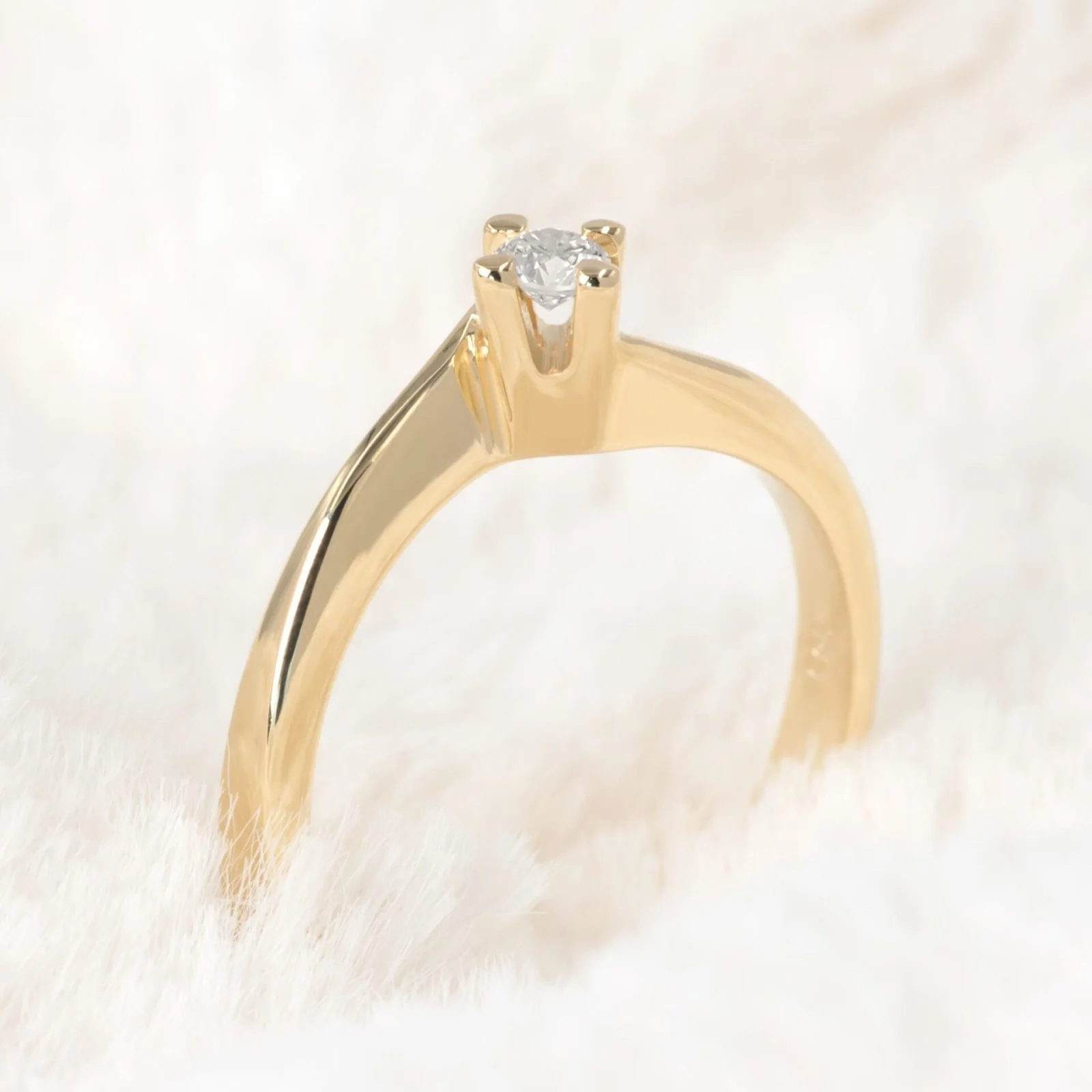 Solitaire Diamond Ring — additional product image 8 from AntEva Crafts