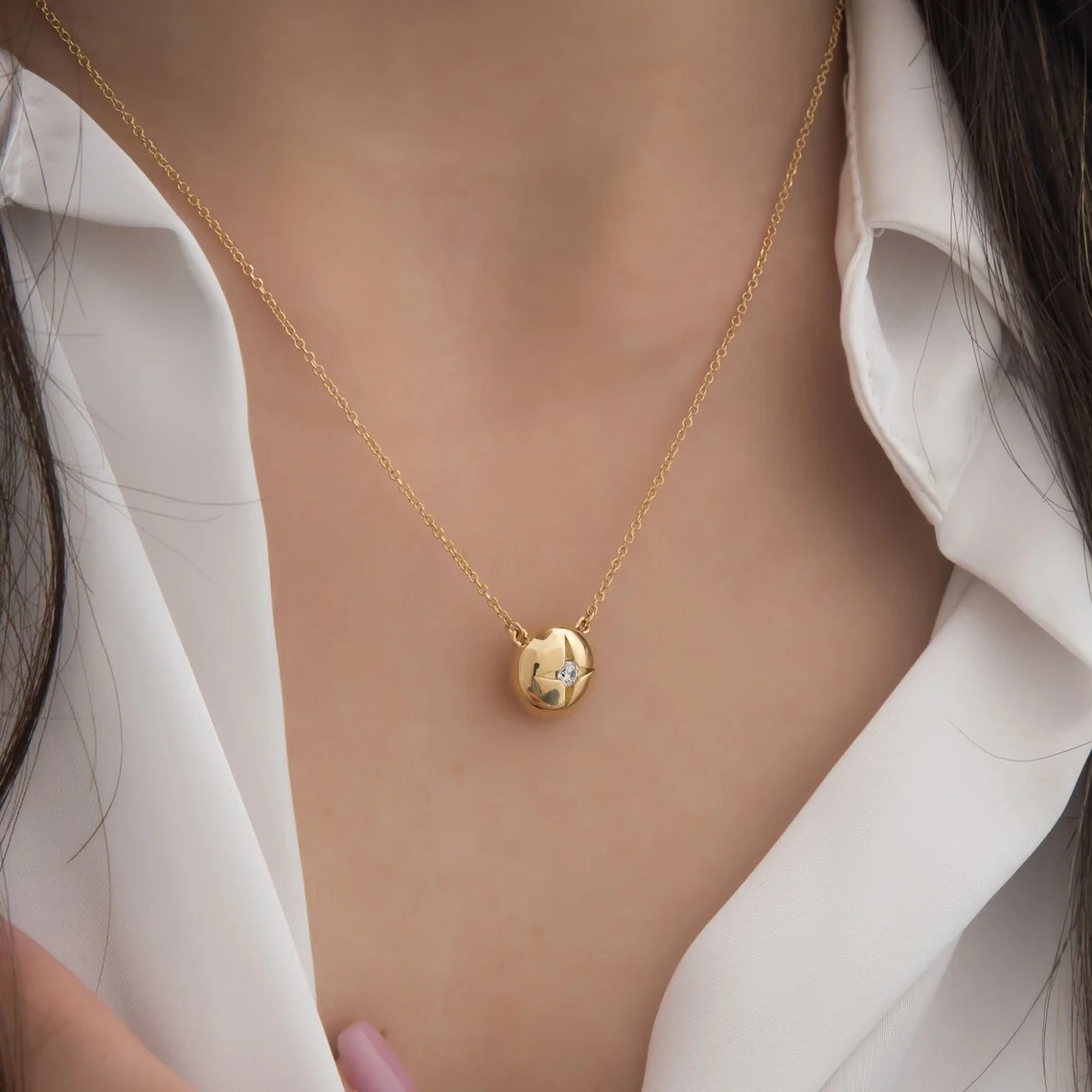 North Star Necklace — additional product image 2 from AntEva Crafts