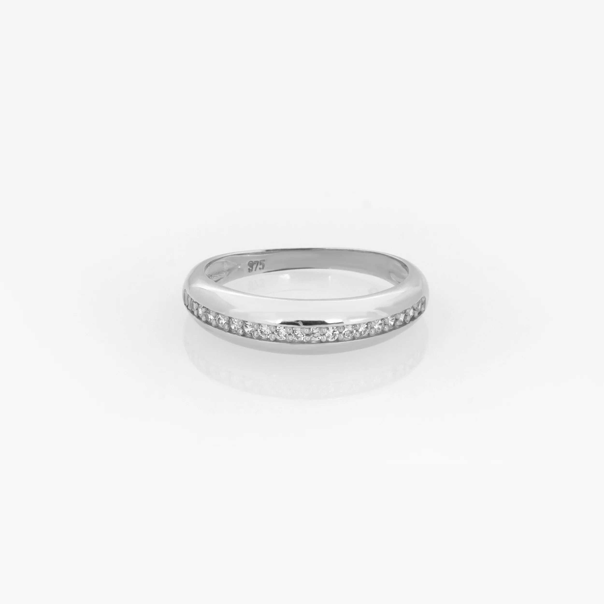 Dome Sparkle Line Ring — additional product image 5 from AntEva Crafts