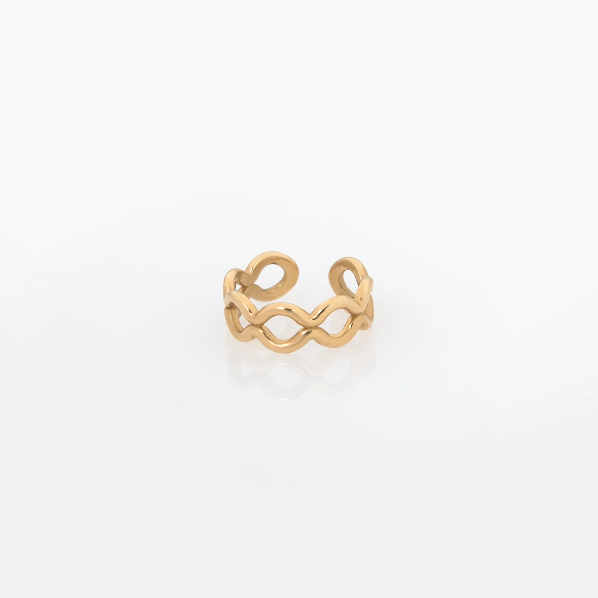 Chain Link Ear Cuff — additional product image 2 from AntEva Crafts