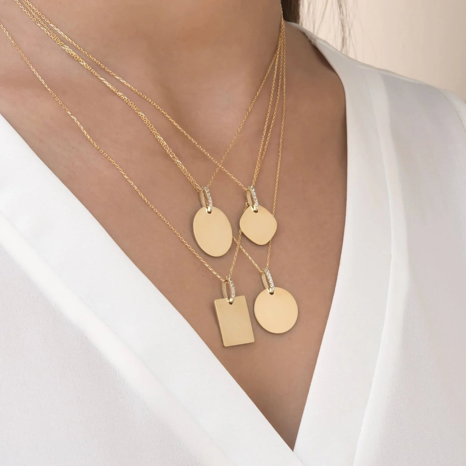 Oval Tag Necklace — additional product image 7 from AntEva Crafts