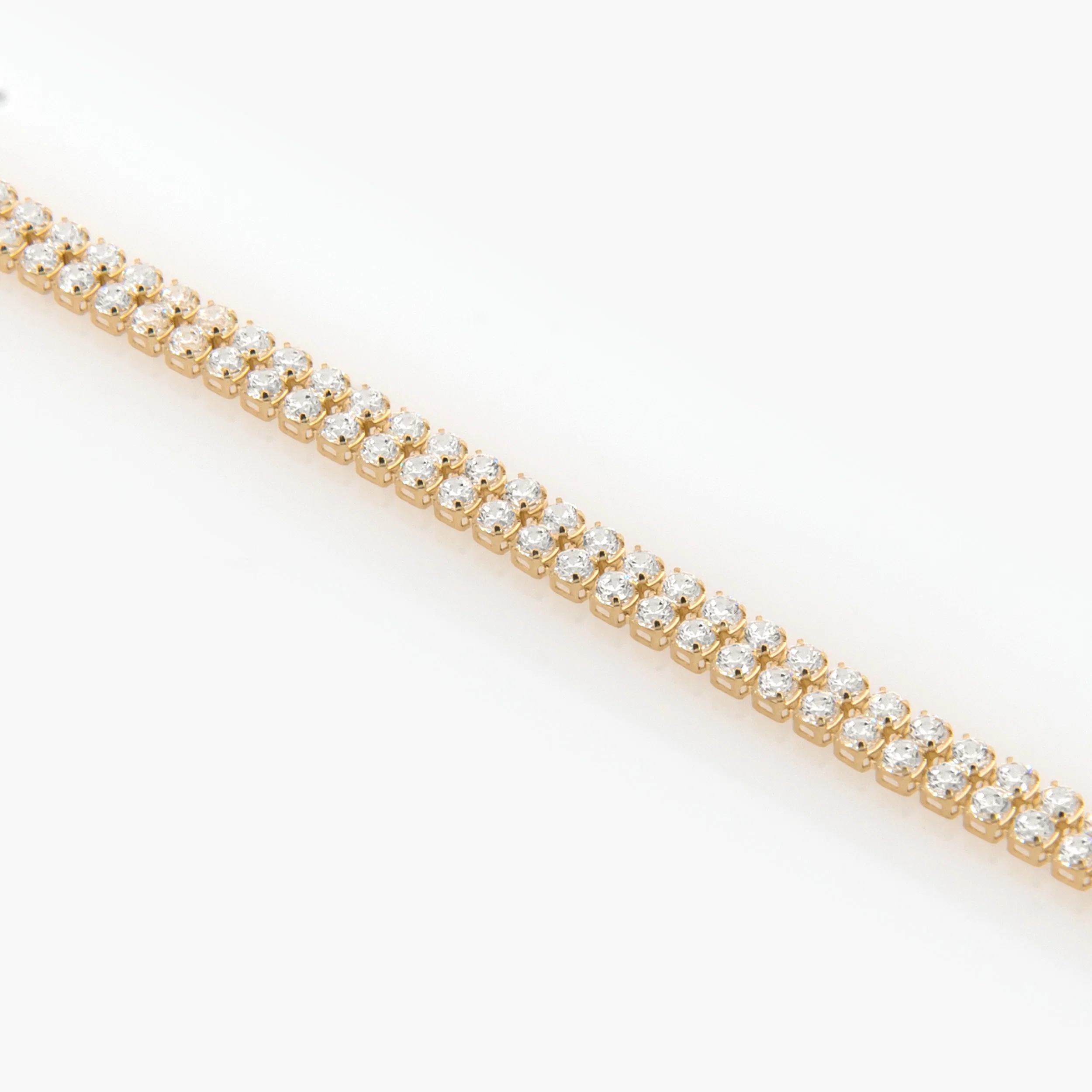 Double Row Tennis Bracelet — additional product image 4 from AntEva Crafts