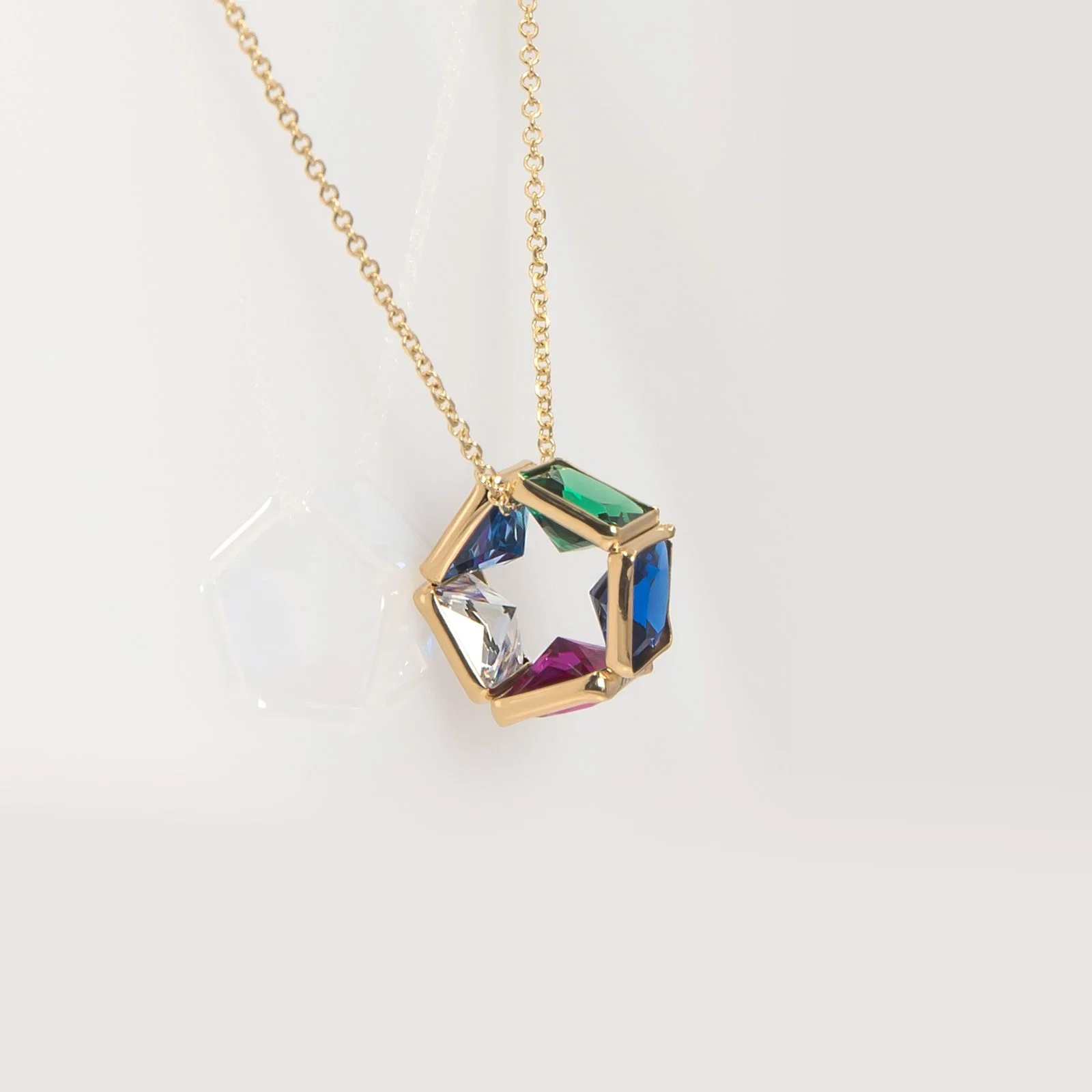 Colourful Rainbow Necklace — additional product image 3 from AntEva Crafts
