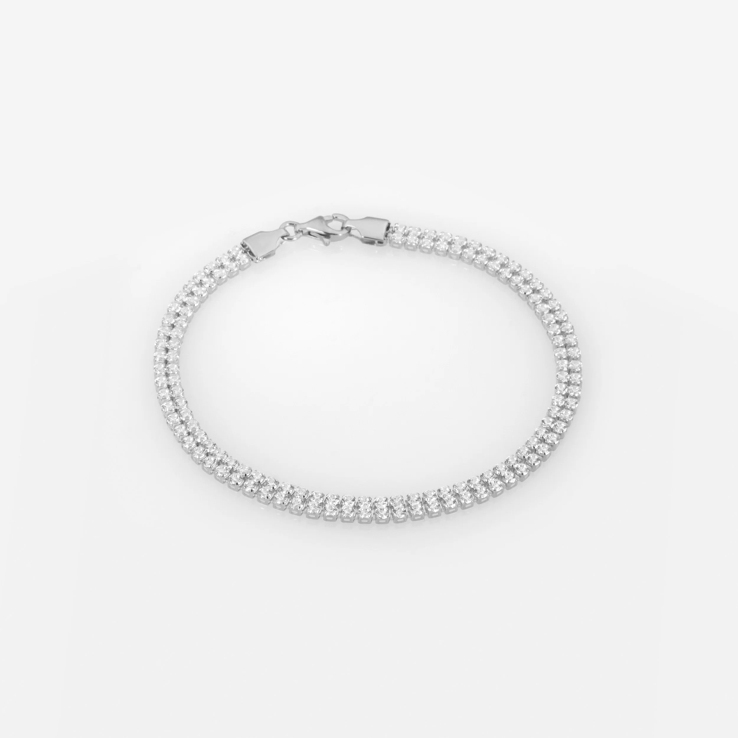 Double Row Tennis Bracelet — additional product image 3 from AntEva Crafts