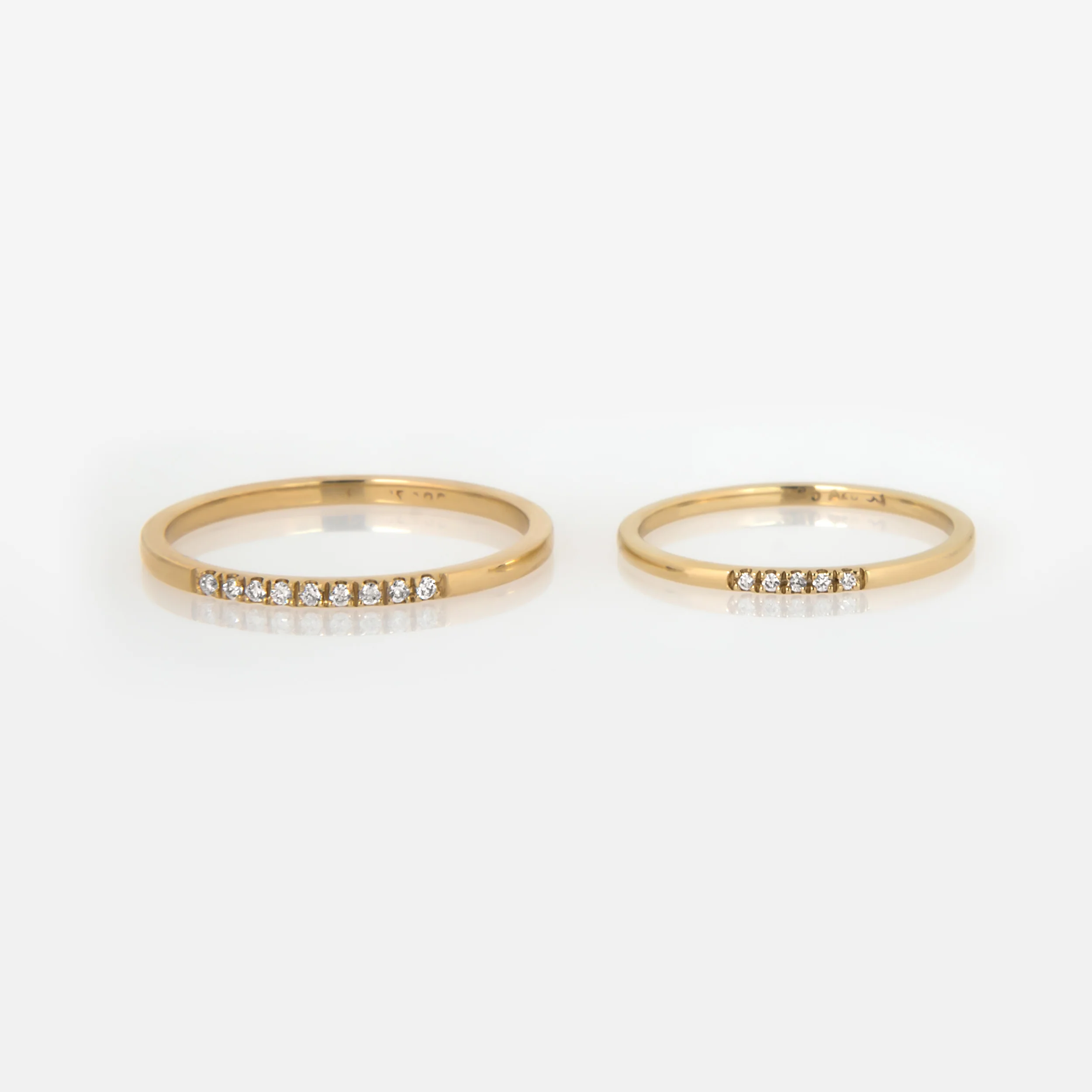 Diamond Dainty Ring 1.2mm — additional product image 6 from AntEva Crafts