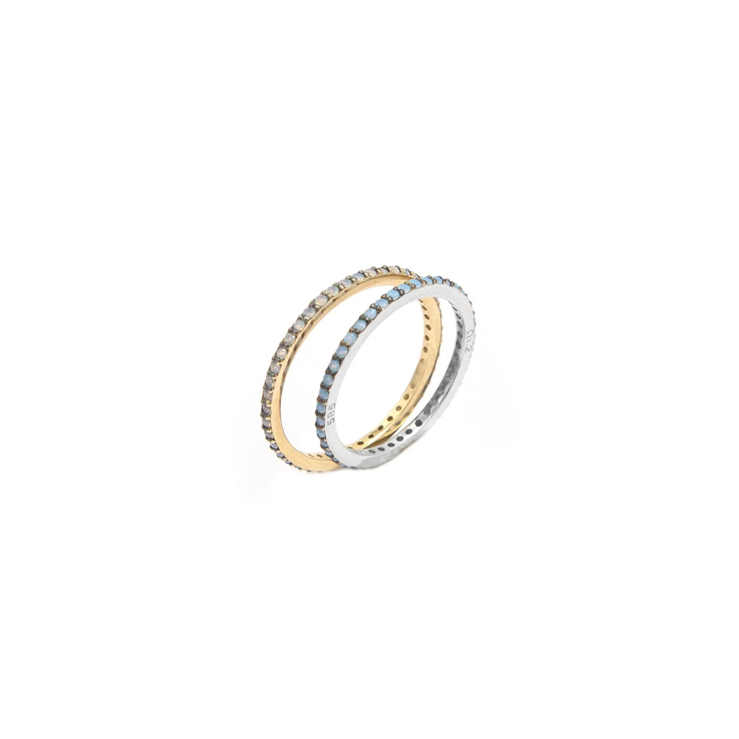 Full Eternity Opal Ring — additional product image 4 from AntEva Crafts