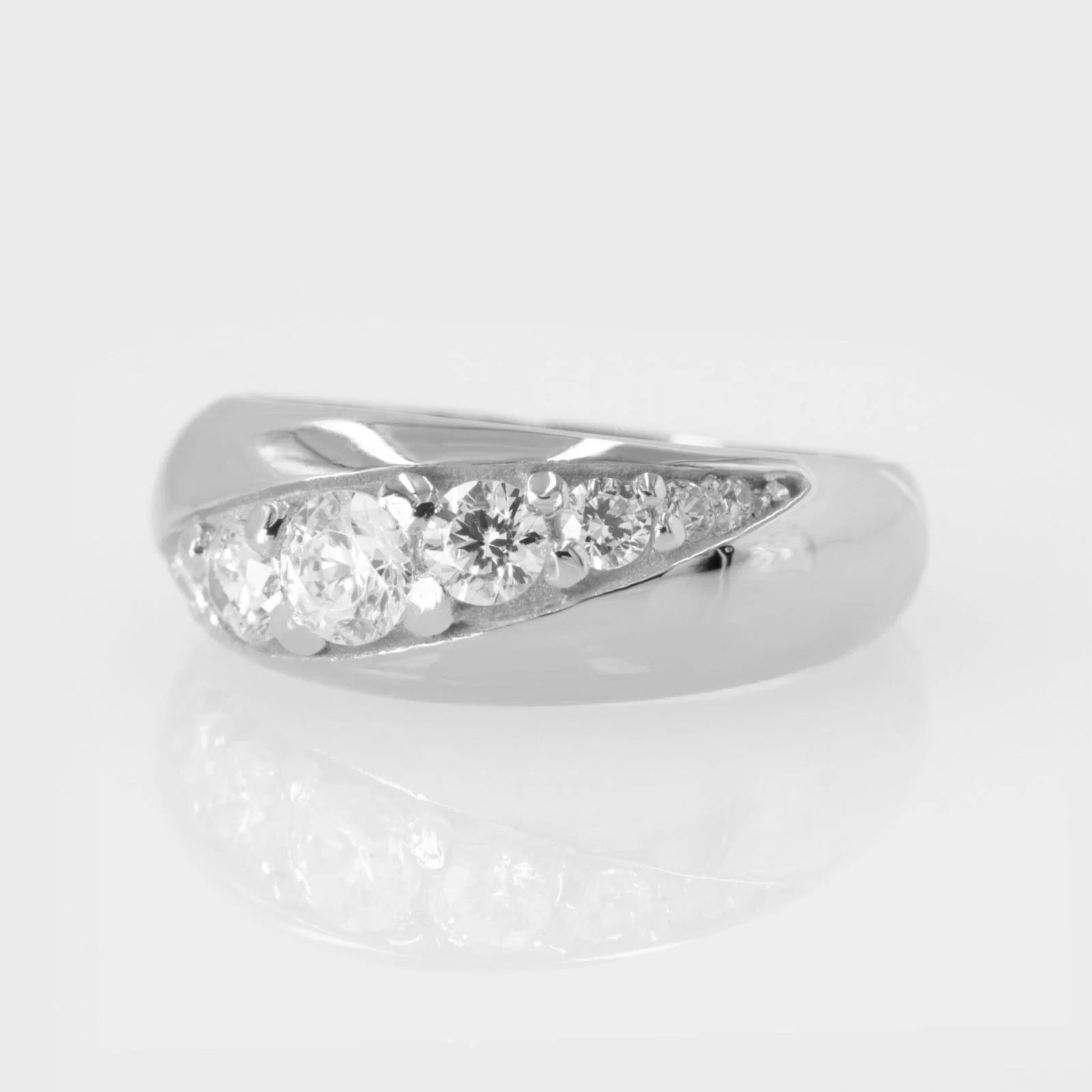 Gemstone Twist Signet Ring — additional product image 7 from AntEva Crafts