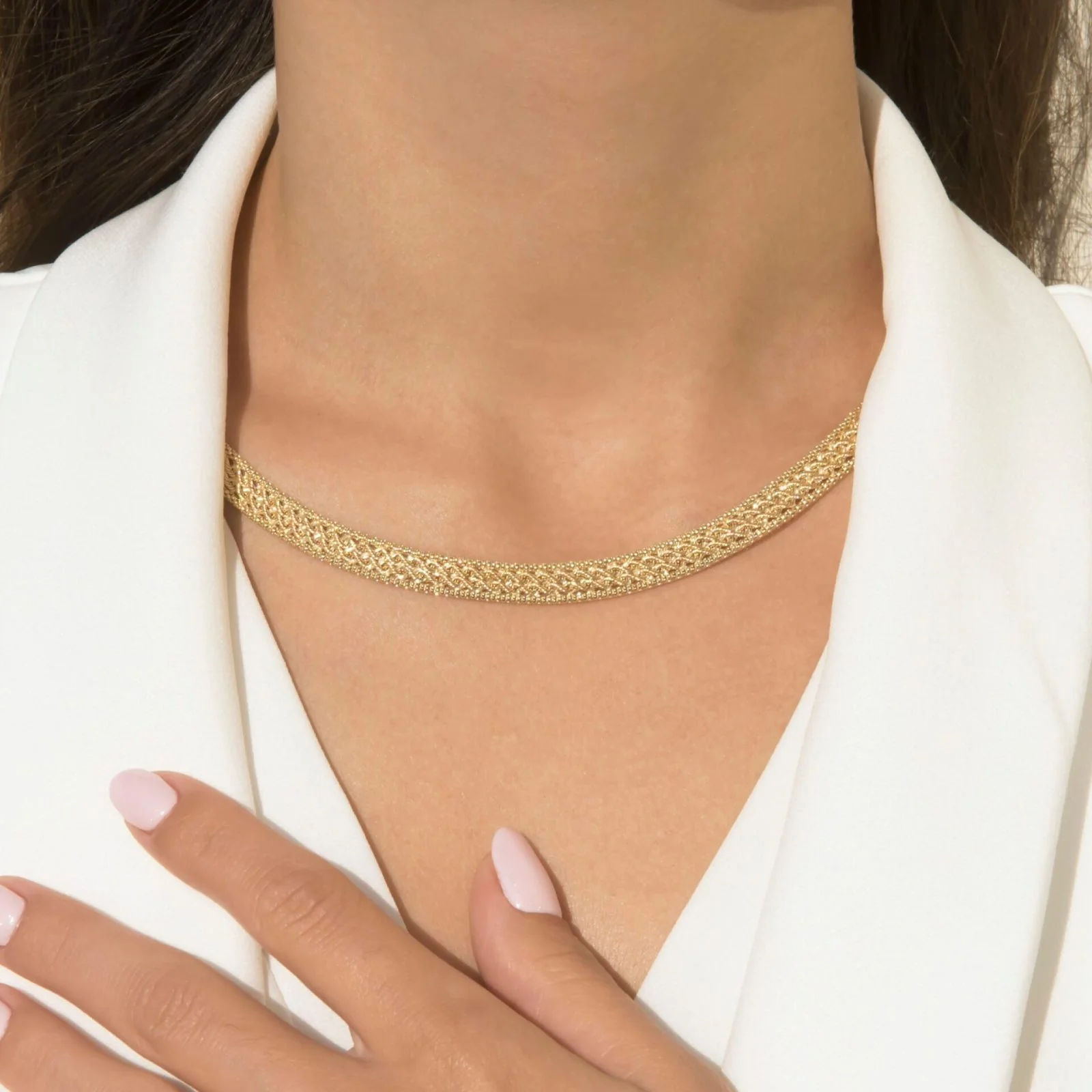 Flat Rope Necklace — additional product image 3 from AntEva Crafts