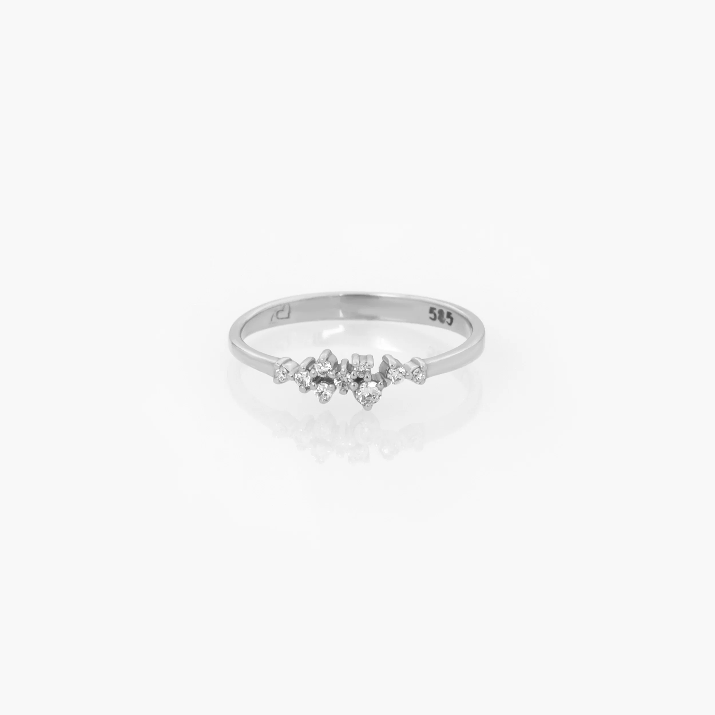 Gemstone Cluster Ring — additional product image 5 from AntEva Crafts