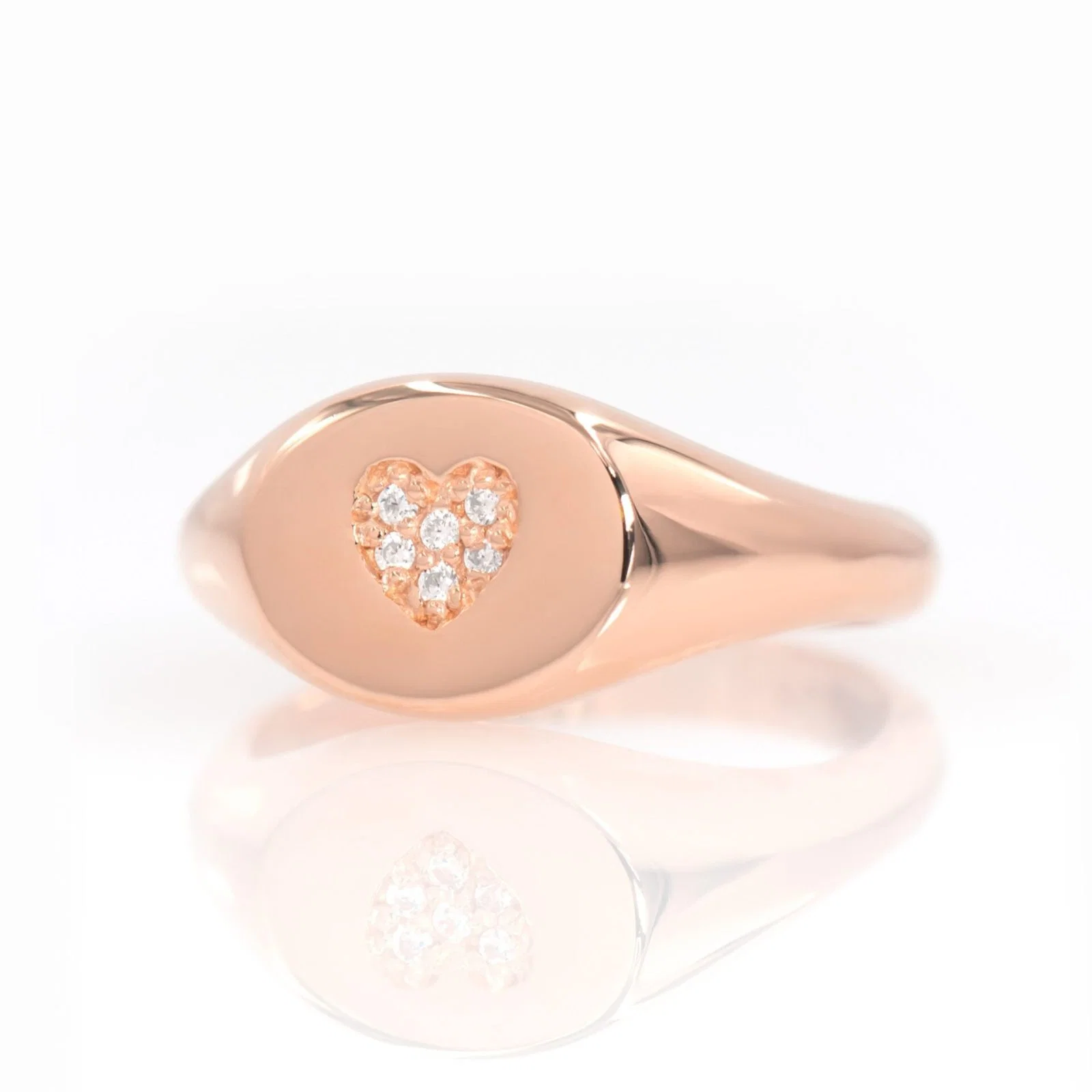 Heart Signet Ring — additional product image 5 from AntEva Crafts